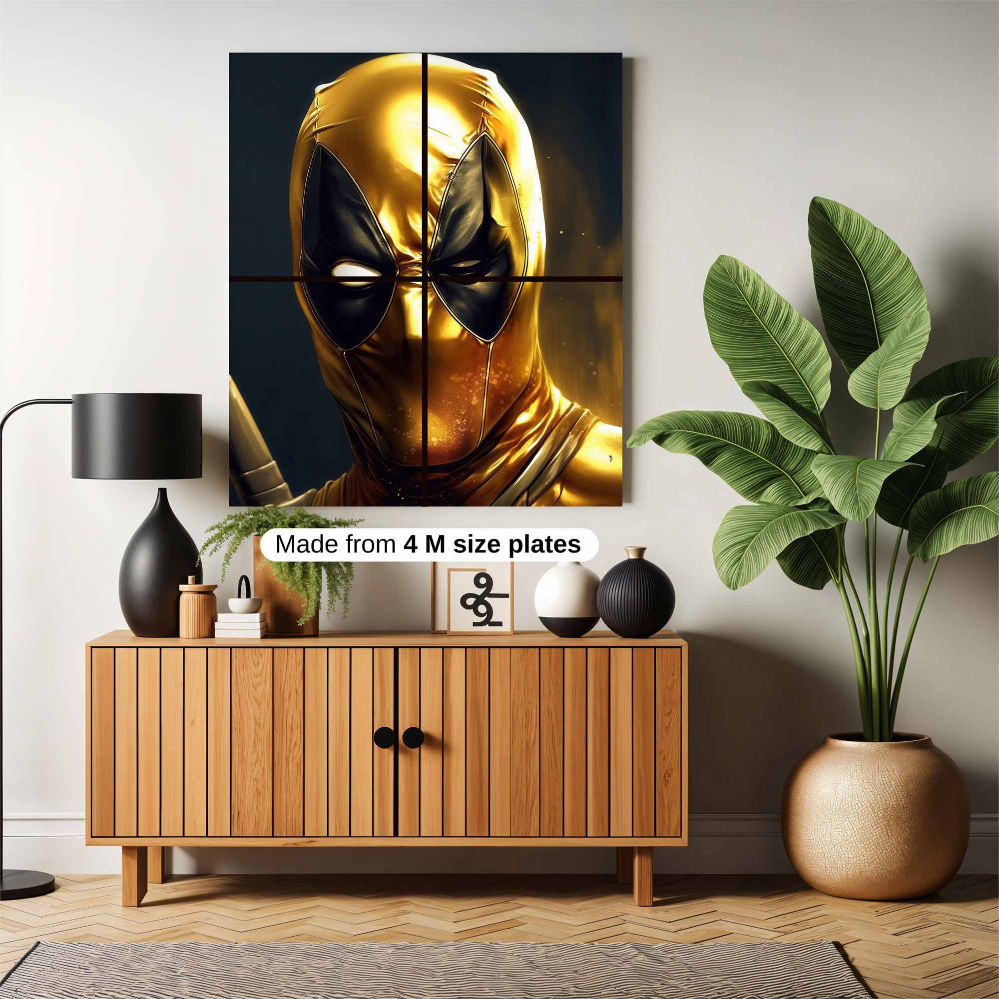 Golden Merc Safe Wall Magnetic / M