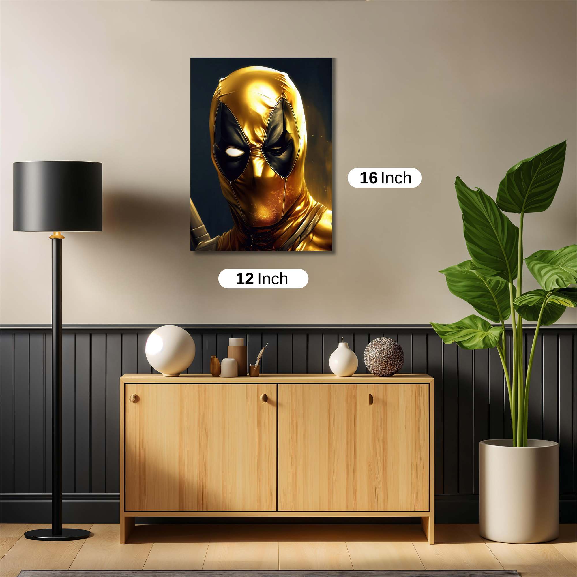 Golden Merc Safe Wall Magnetic / M