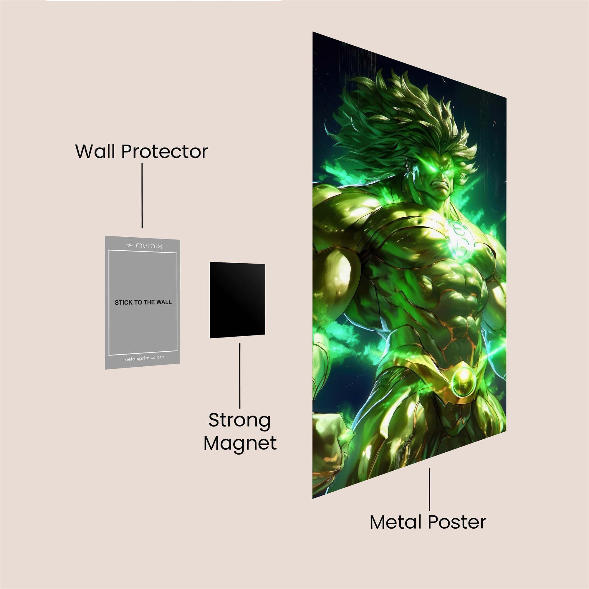 Hulk Radiance Safe Wall Magnetic / M