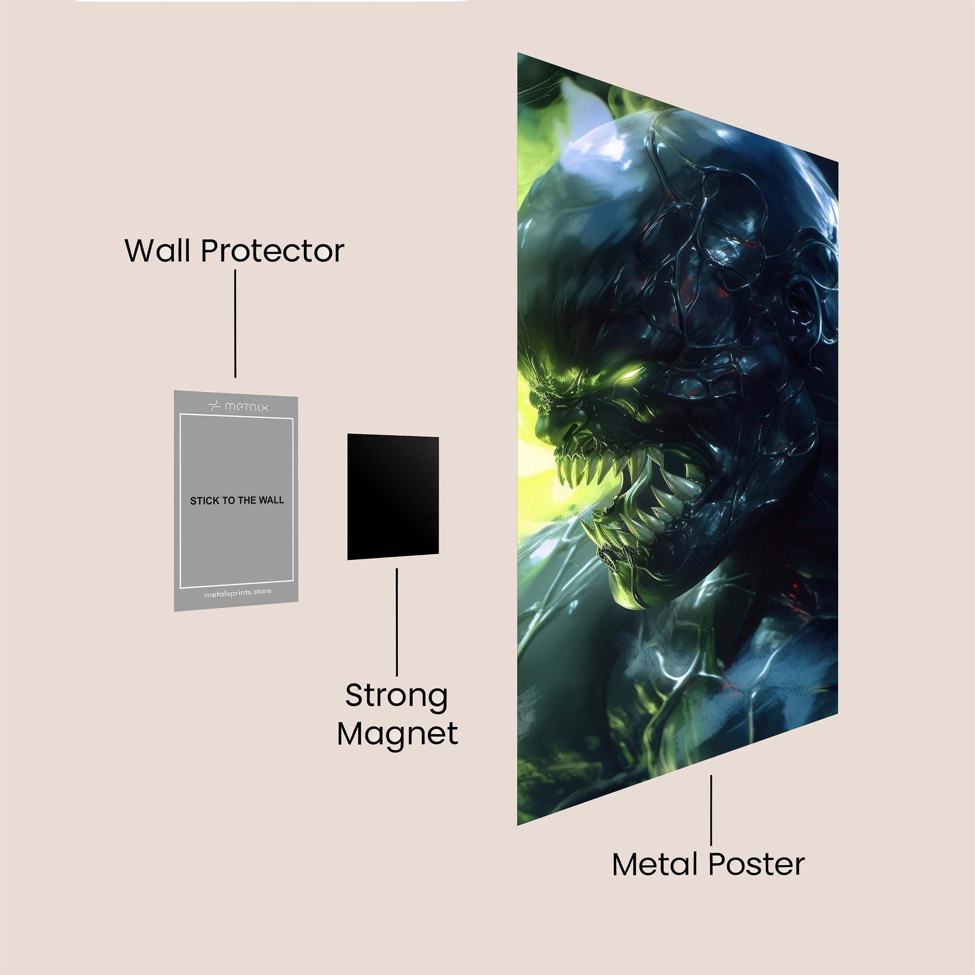 Venom Vigor Safe Wall Magnetic / M