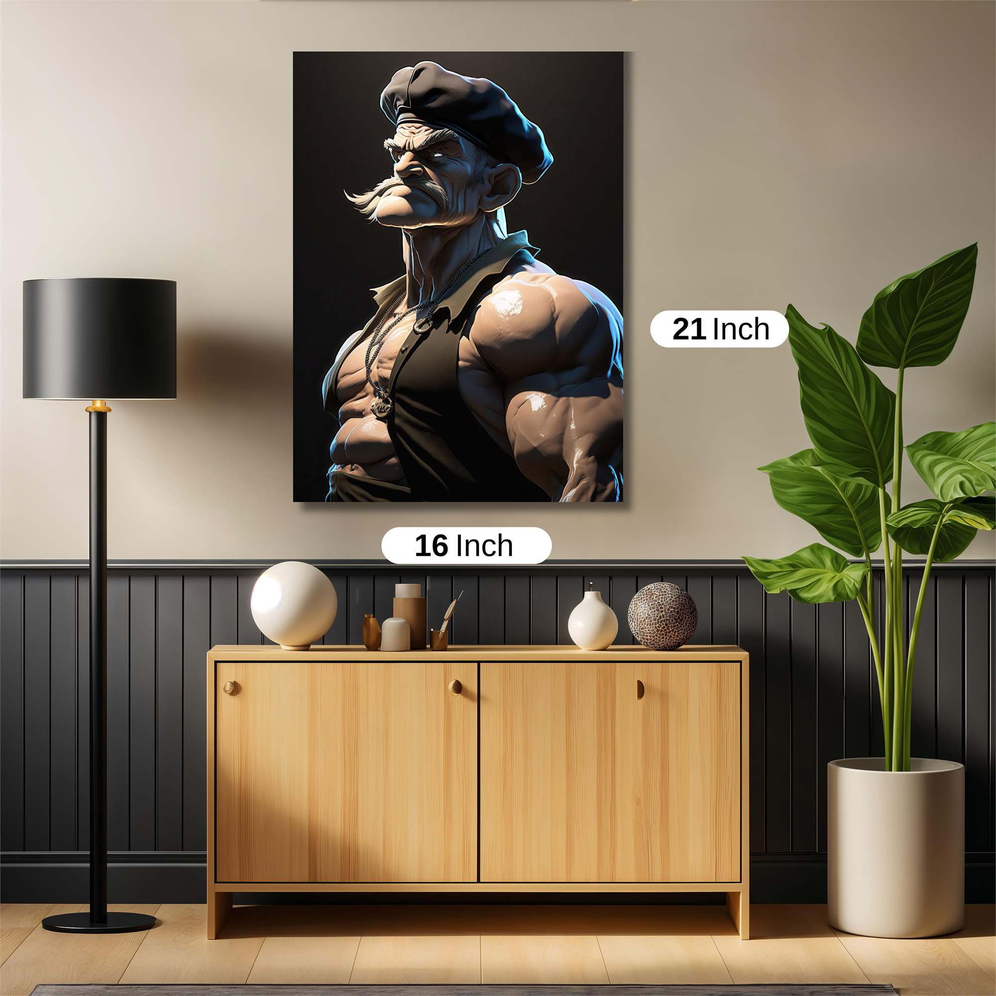 Popeye Power Safe Wall Magnetic / M