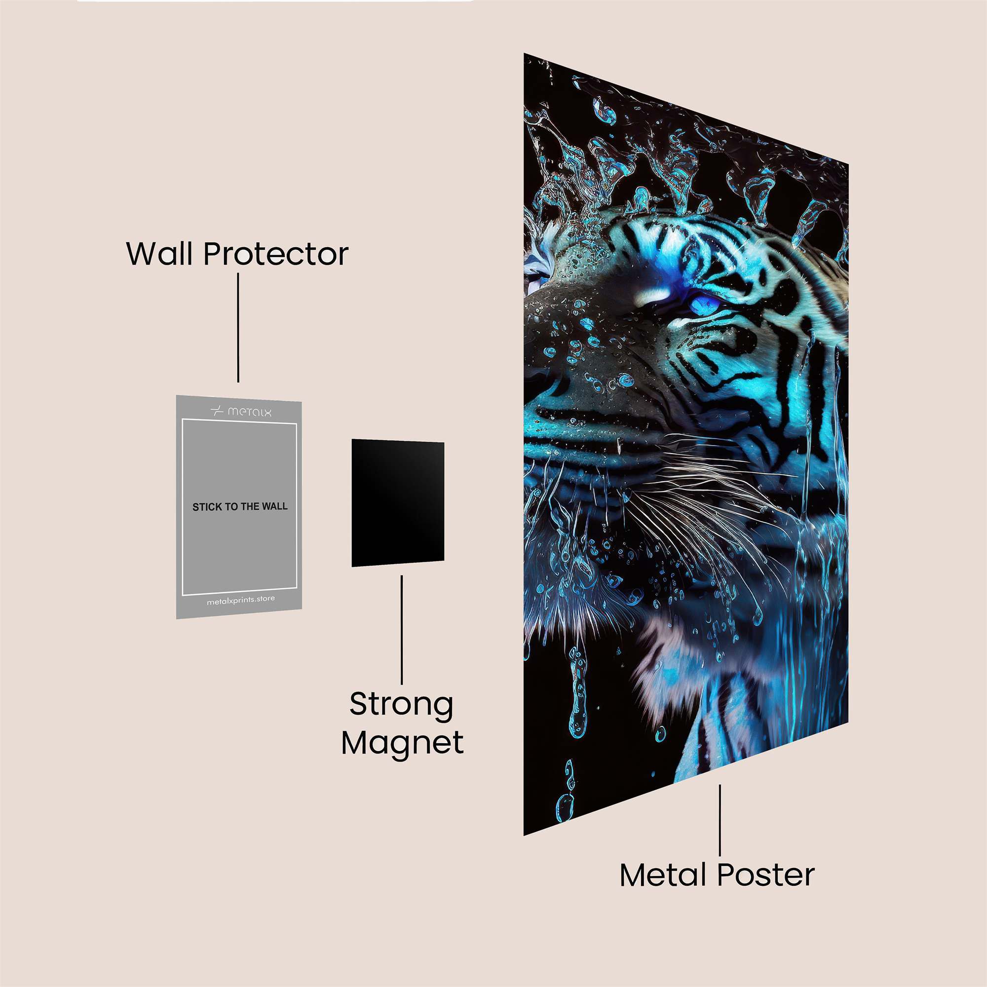 Aquatic Majesty Safe Wall Magnetic / M