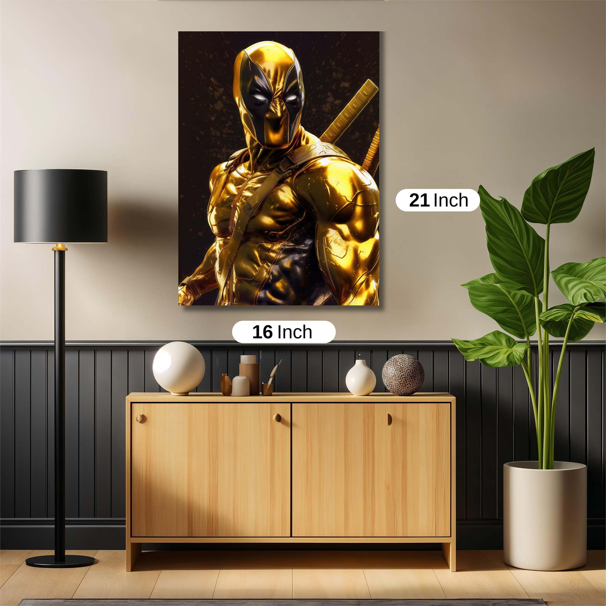 Deadpool Dazzle Safe Wall Magnetic / M