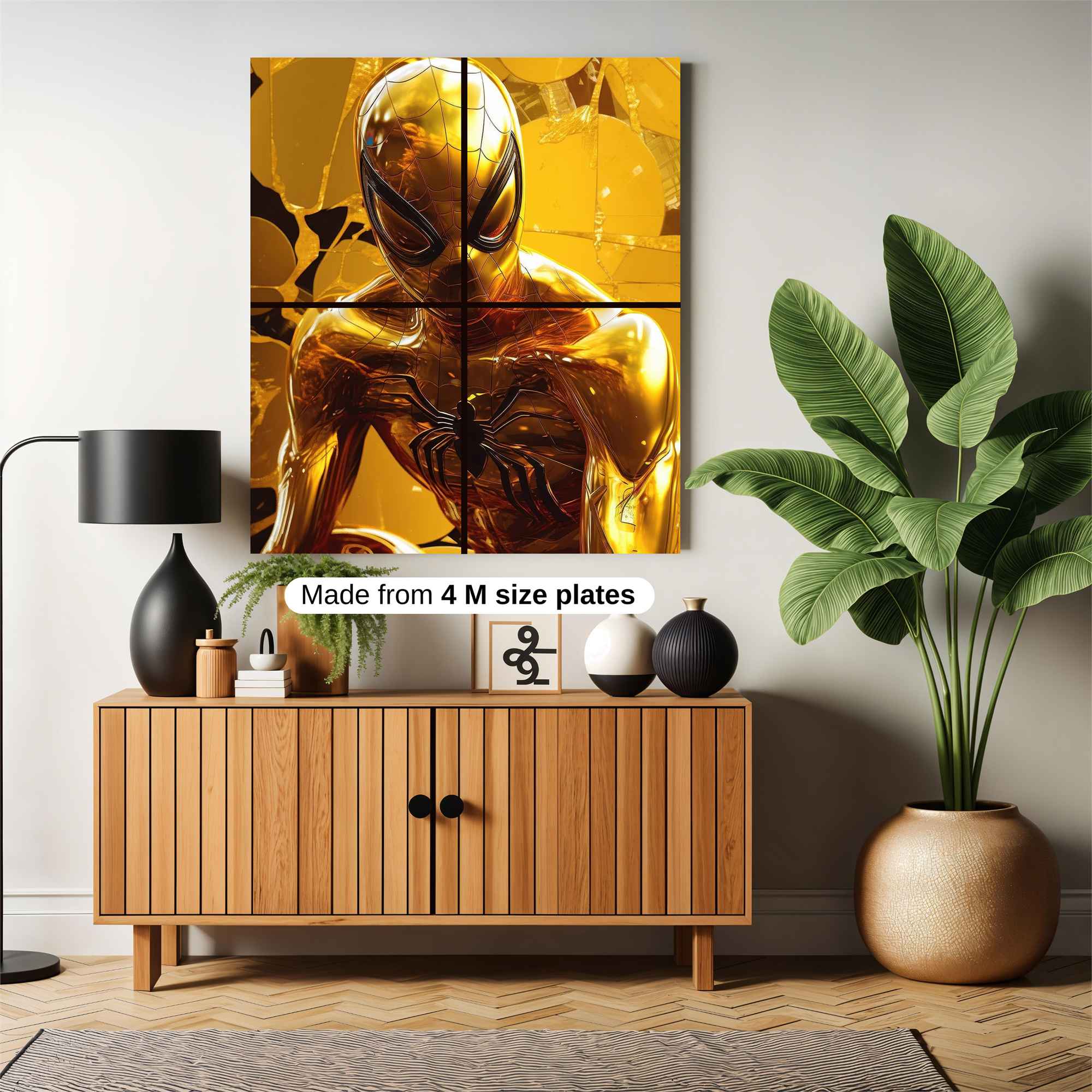 Golden Vigilante Safe Wall Magnetic / M