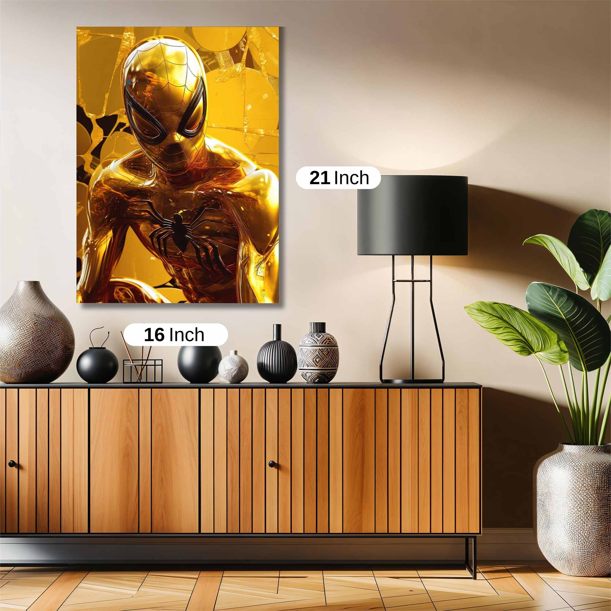 Golden Vigilante Safe Wall Magnetic / M