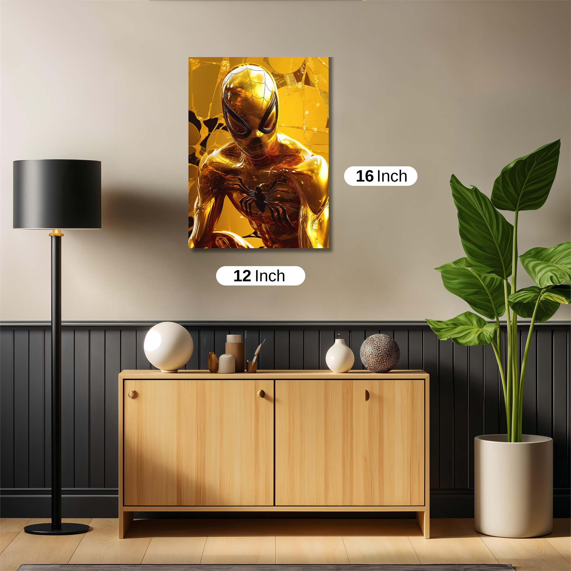 Golden Vigilante Safe Wall Magnetic / M