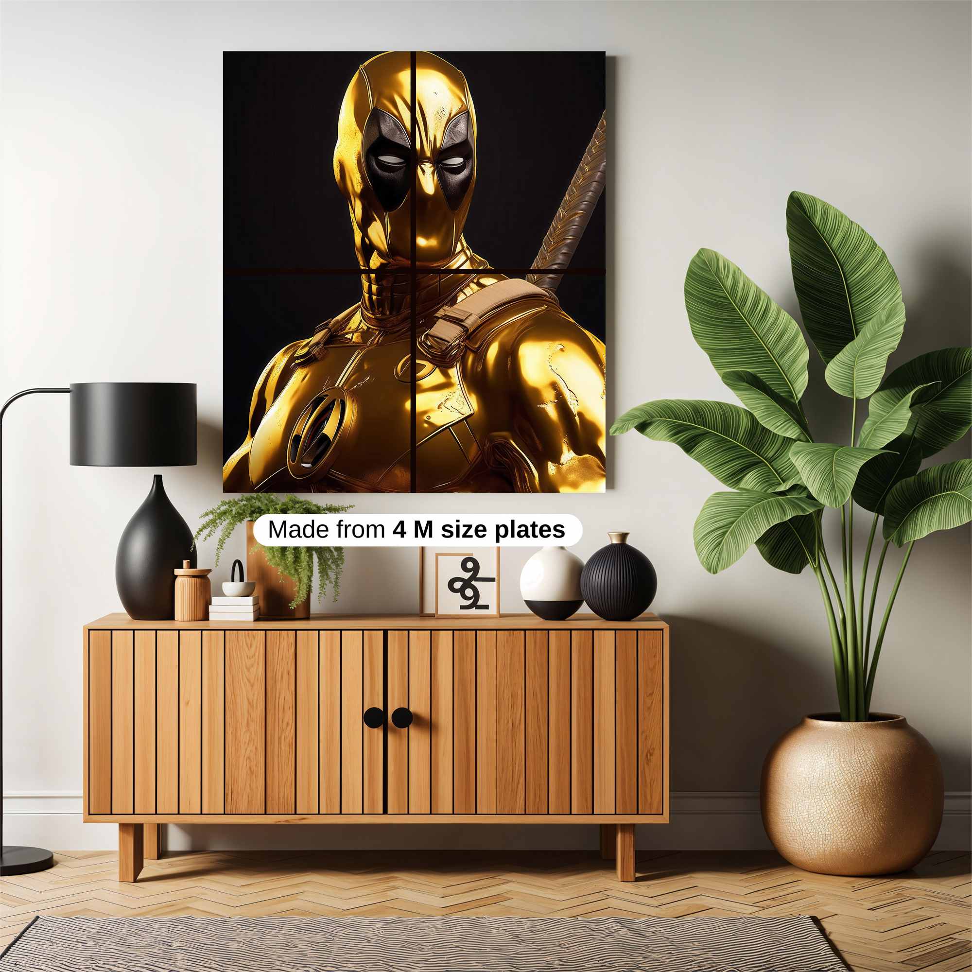 Deadpool Gilded Safe Wall Magnetic / M