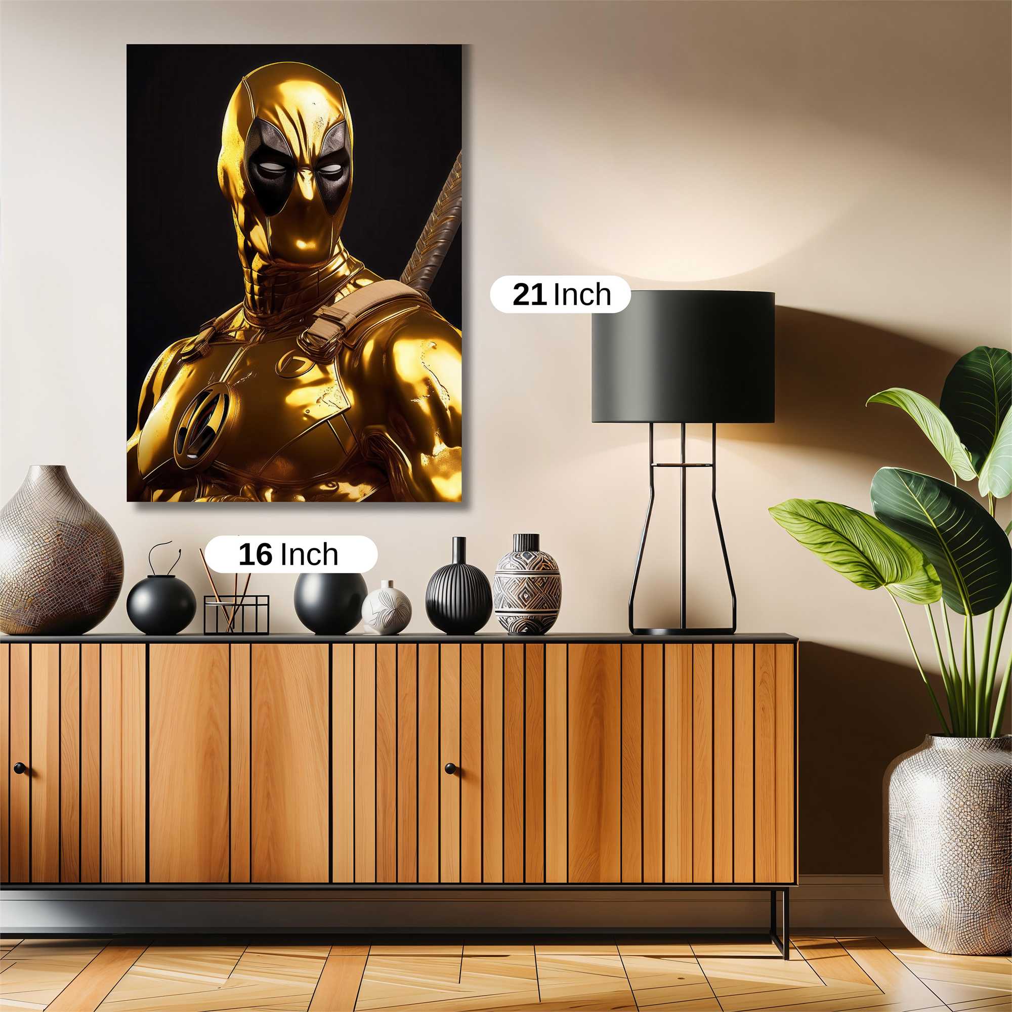 Deadpool Gilded Safe Wall Magnetic / M