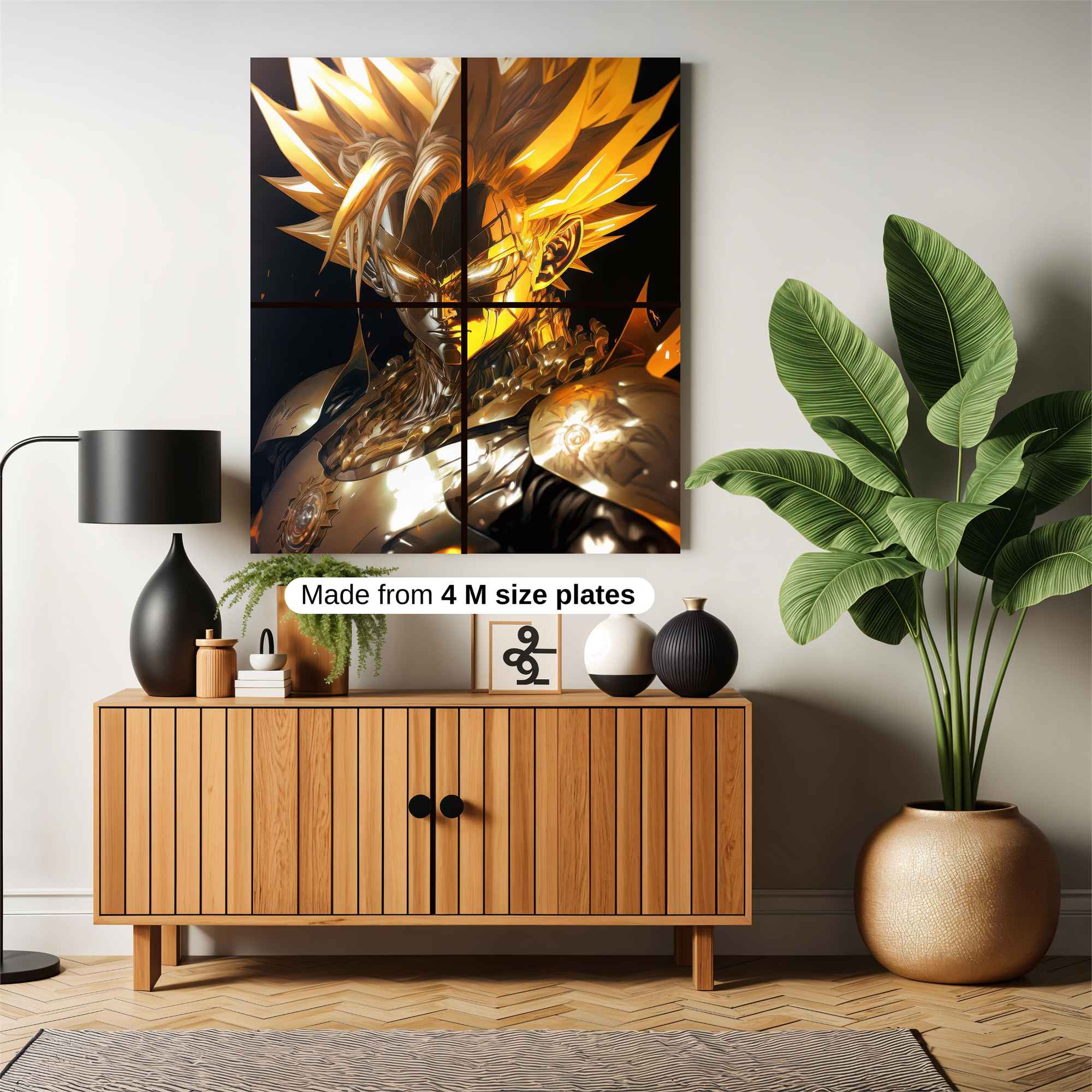 Golden Glare Safe Wall Magnetic / M