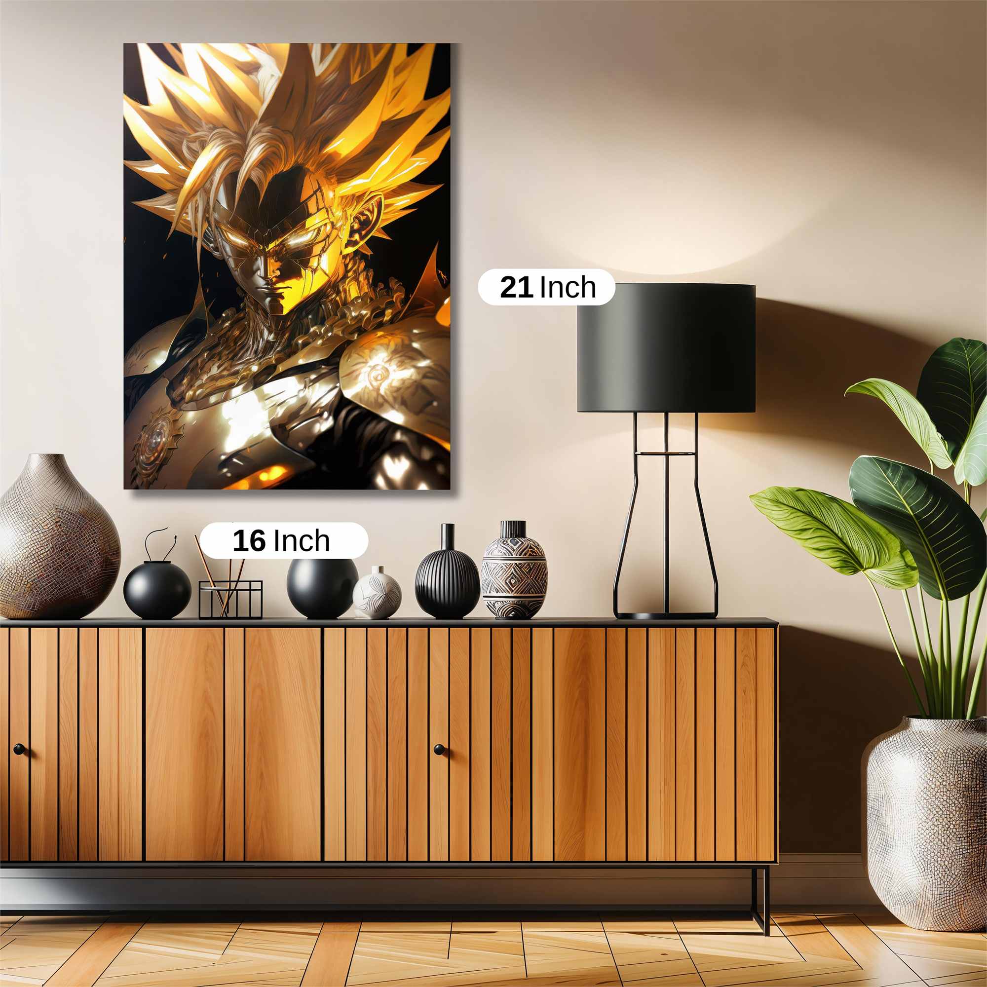 Golden Glare Safe Wall Magnetic / M