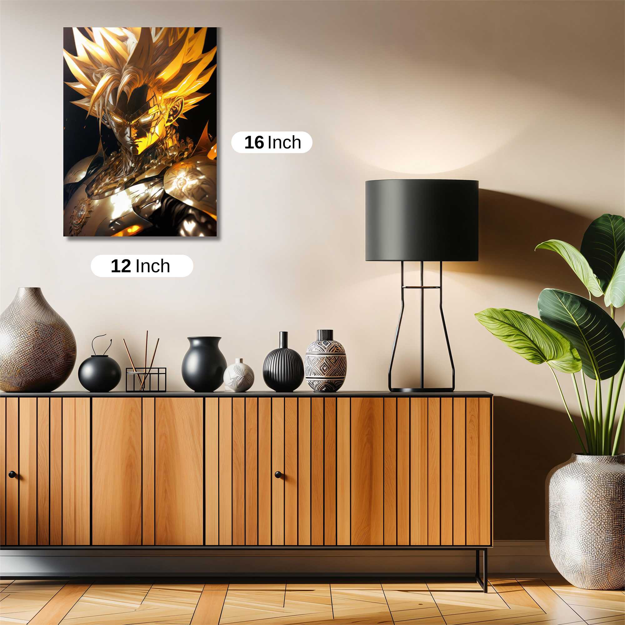 Golden Glare Safe Wall Magnetic / M