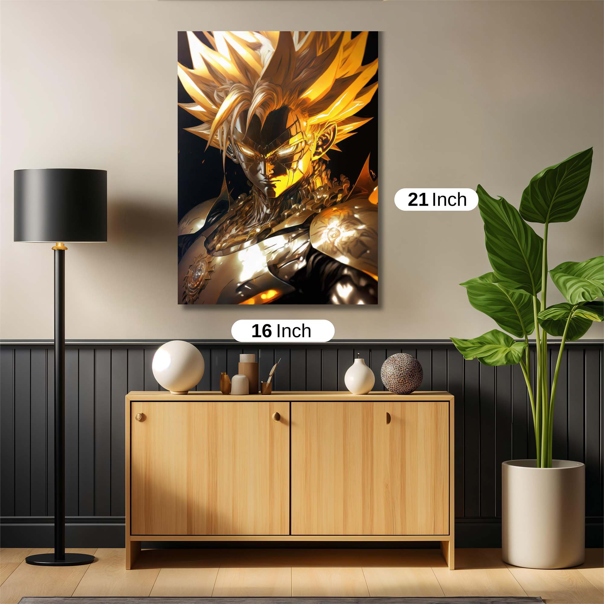 Golden Glare Safe Wall Magnetic / M