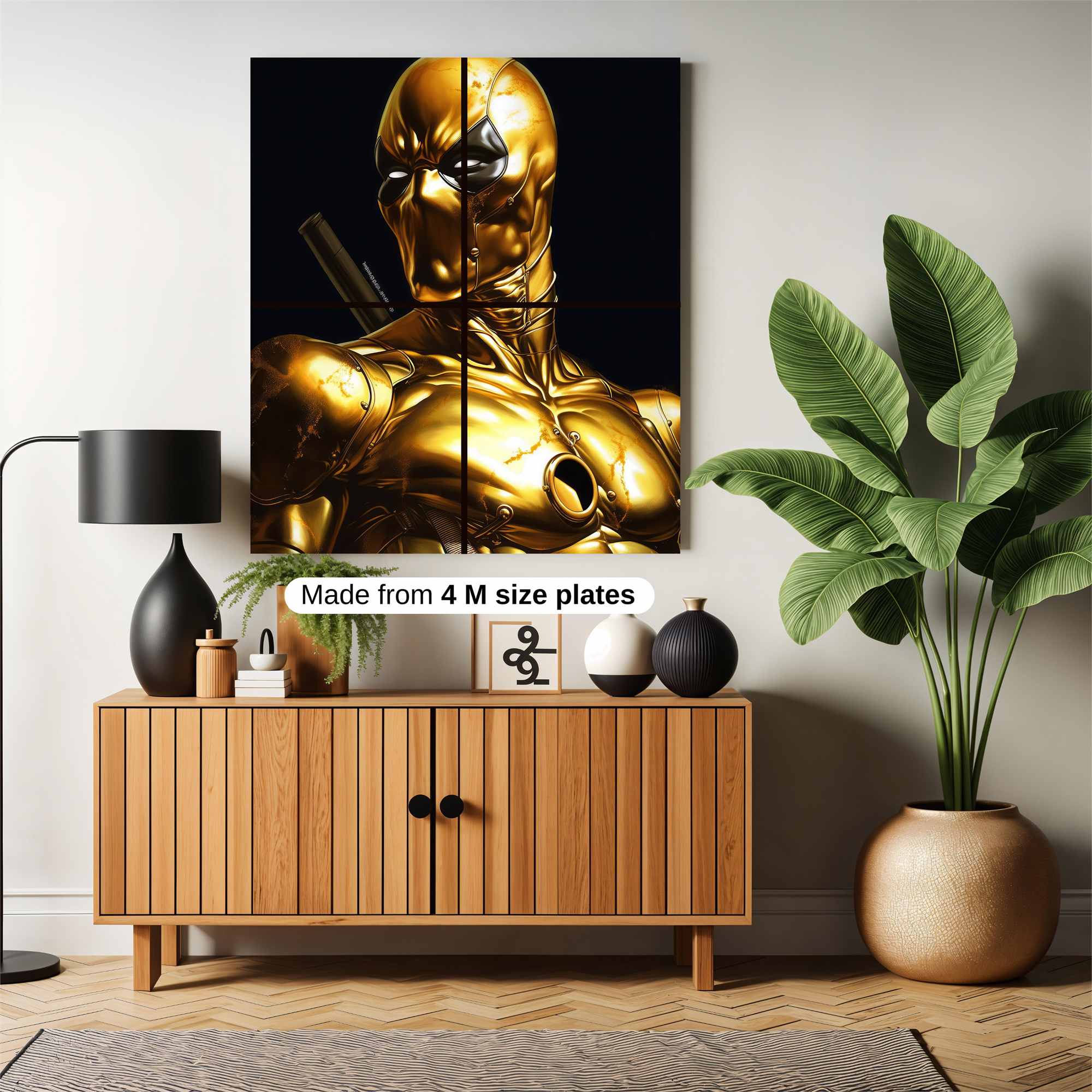 Golden Heroism Safe Wall Magnetic / M