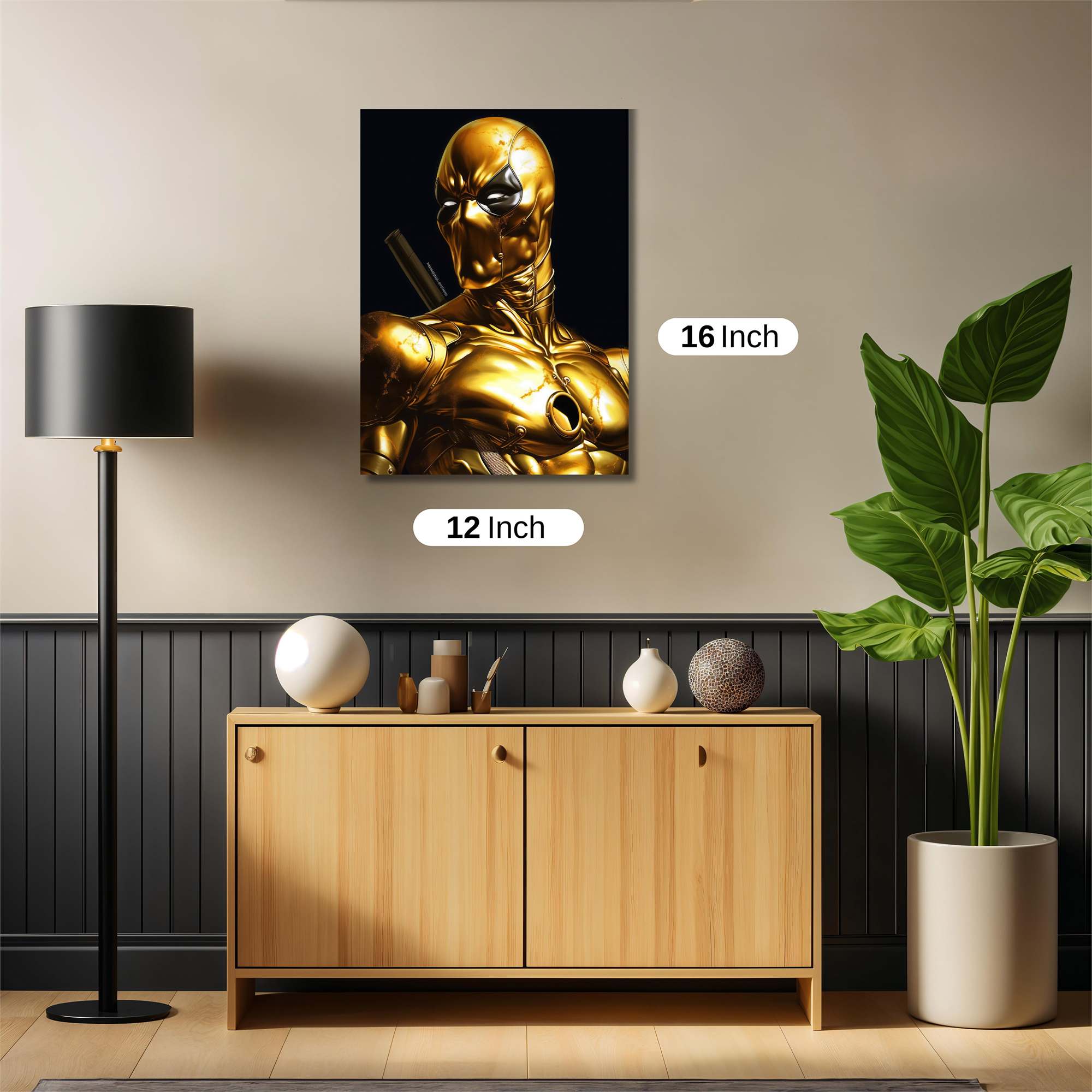 Golden Heroism Safe Wall Magnetic / M