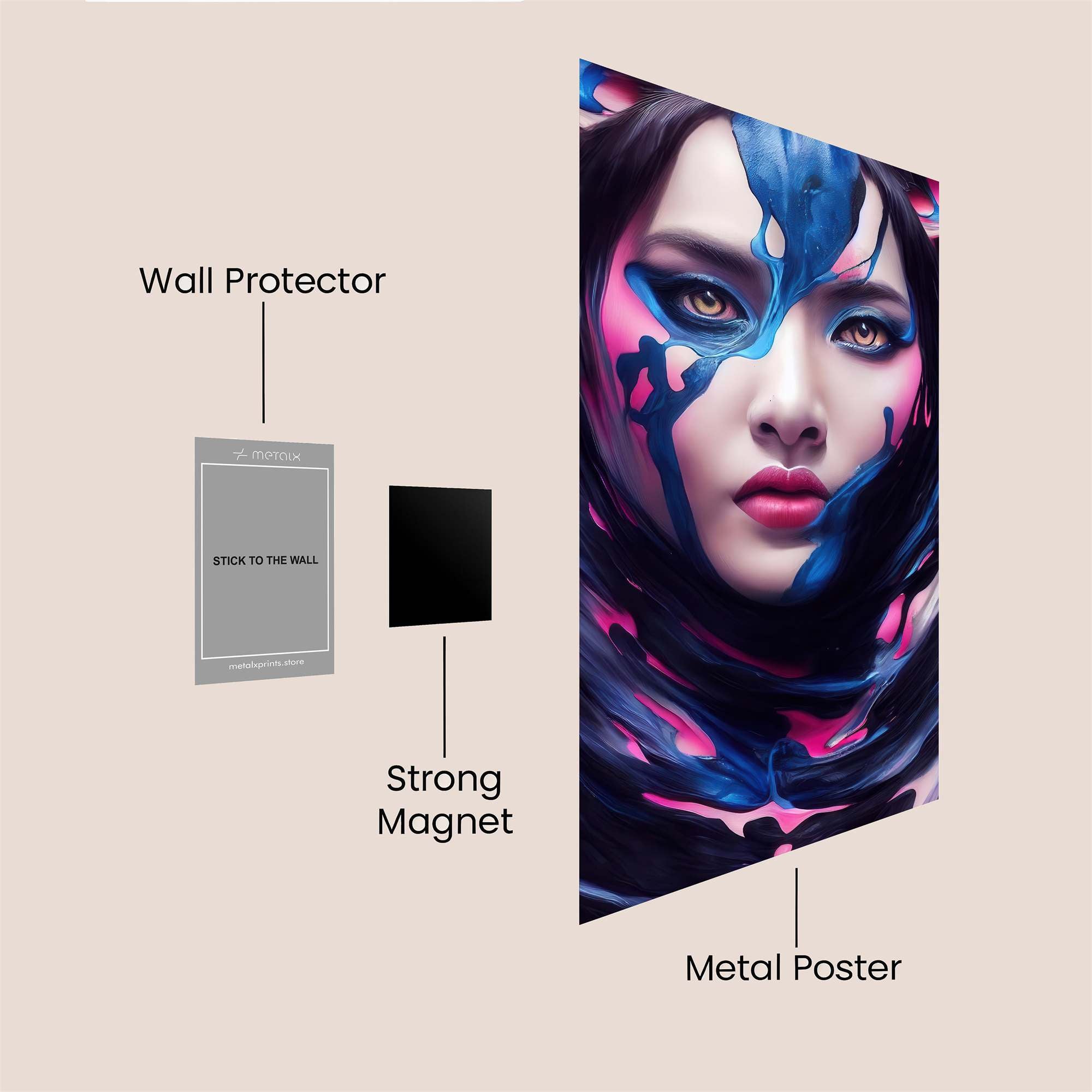 Vivid Abyss Safe Wall Magnetic / M