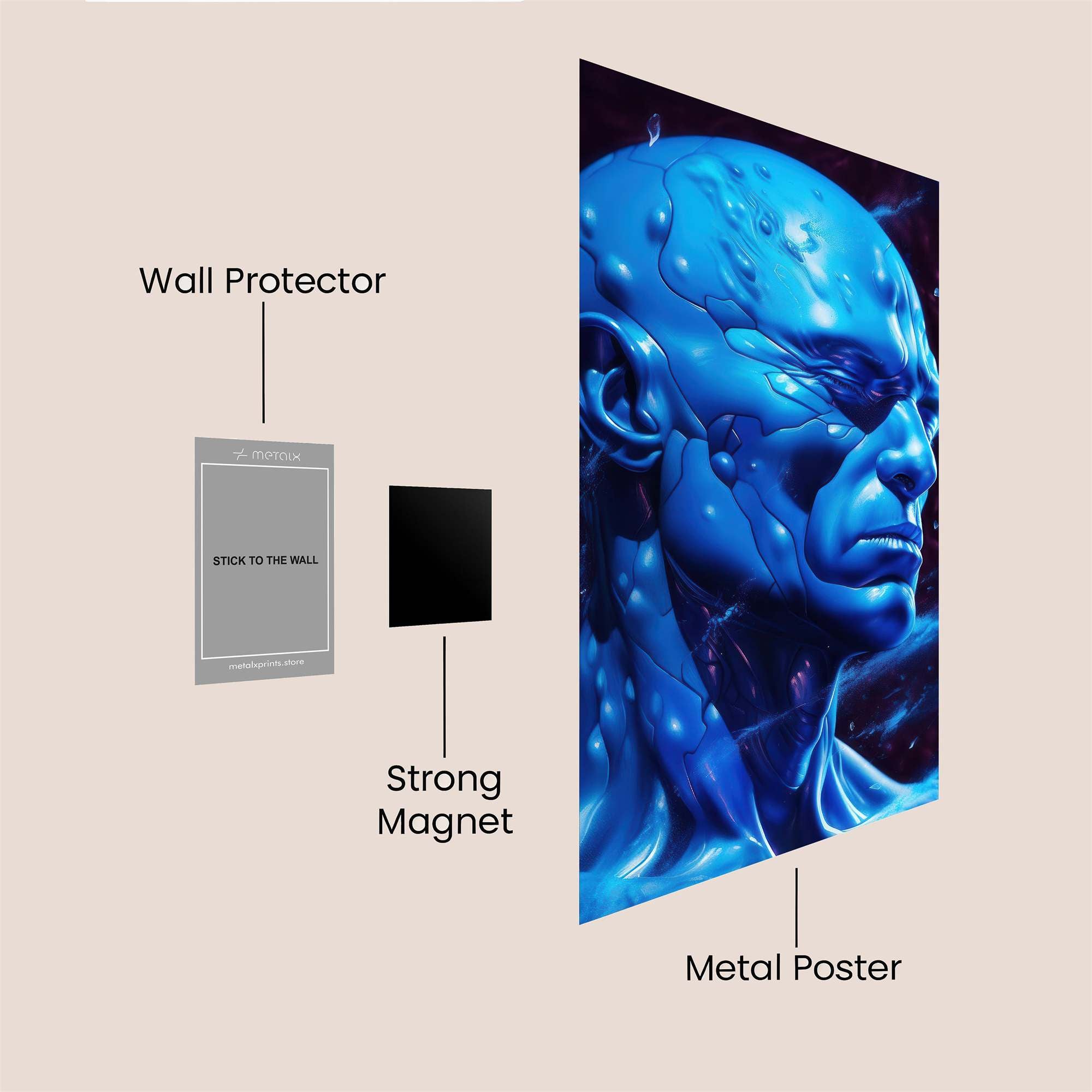 Cosmic Serenity Safe Wall Magnetic / M