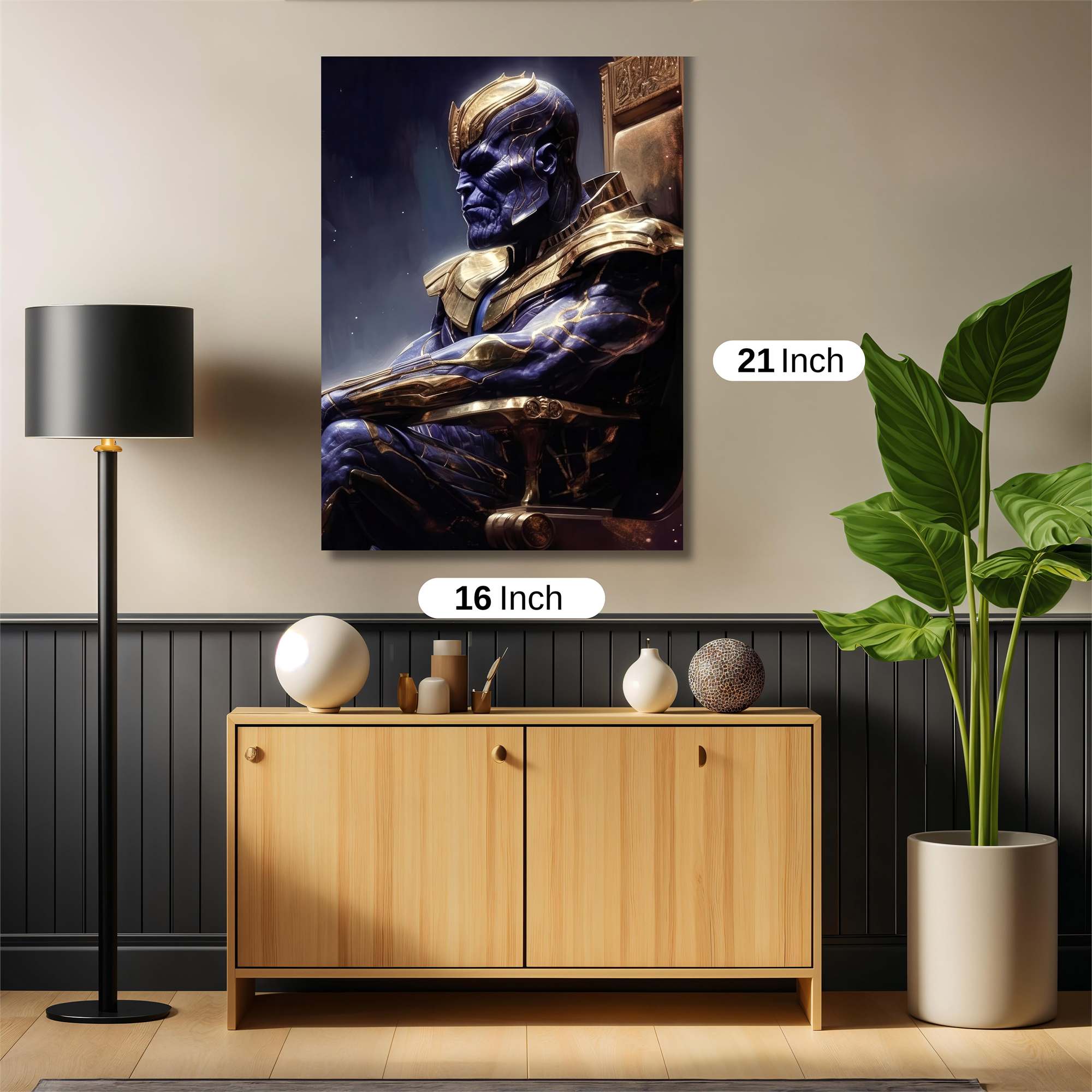 Thanos Contemplation Safe Wall Magnetic / M