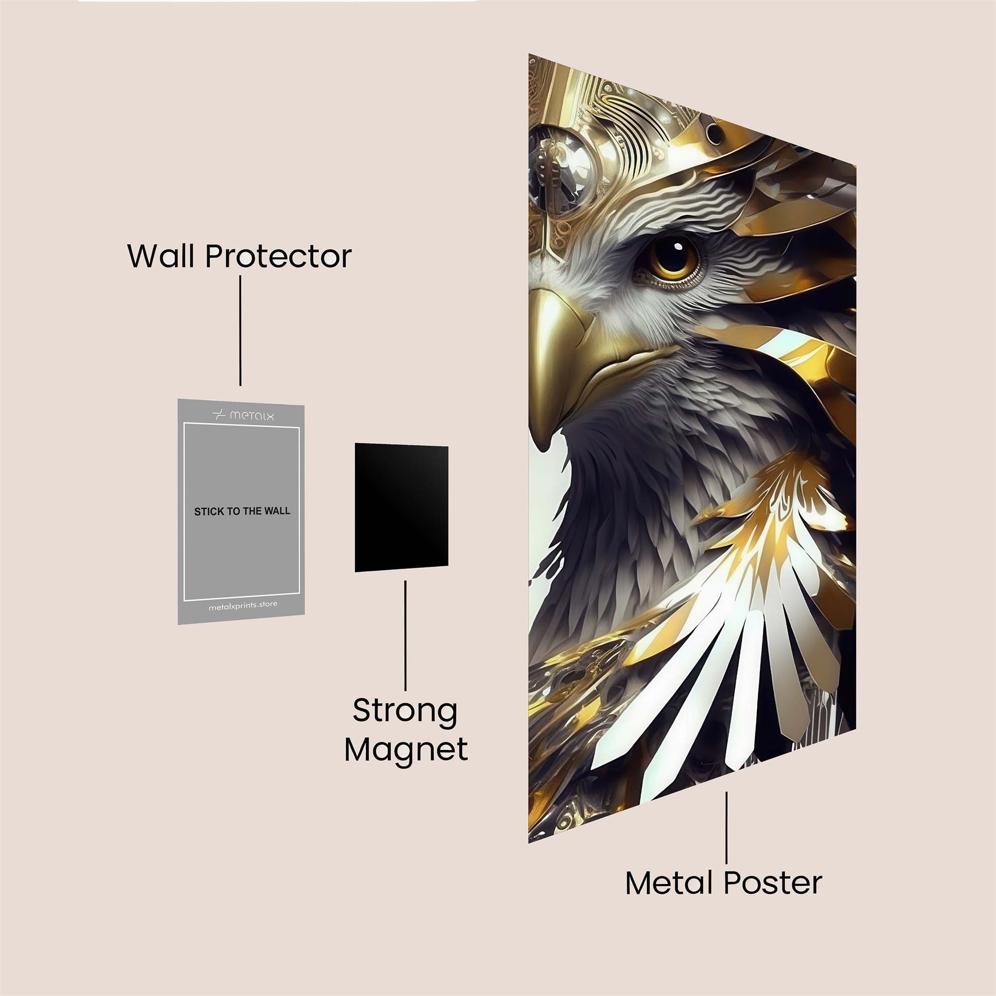 Majestic Ascension Safe Wall Magnetic / M