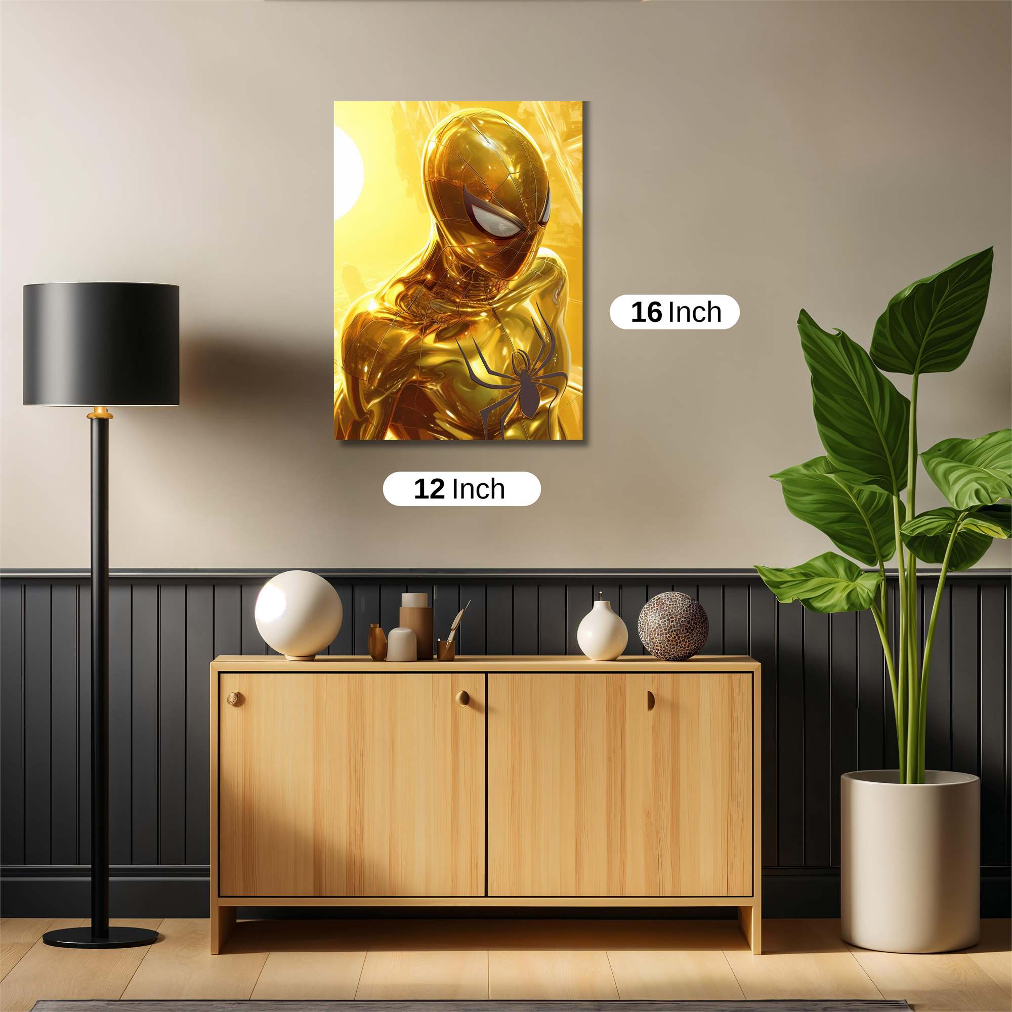 Golden Ascendancy Safe Wall Magnetic / M