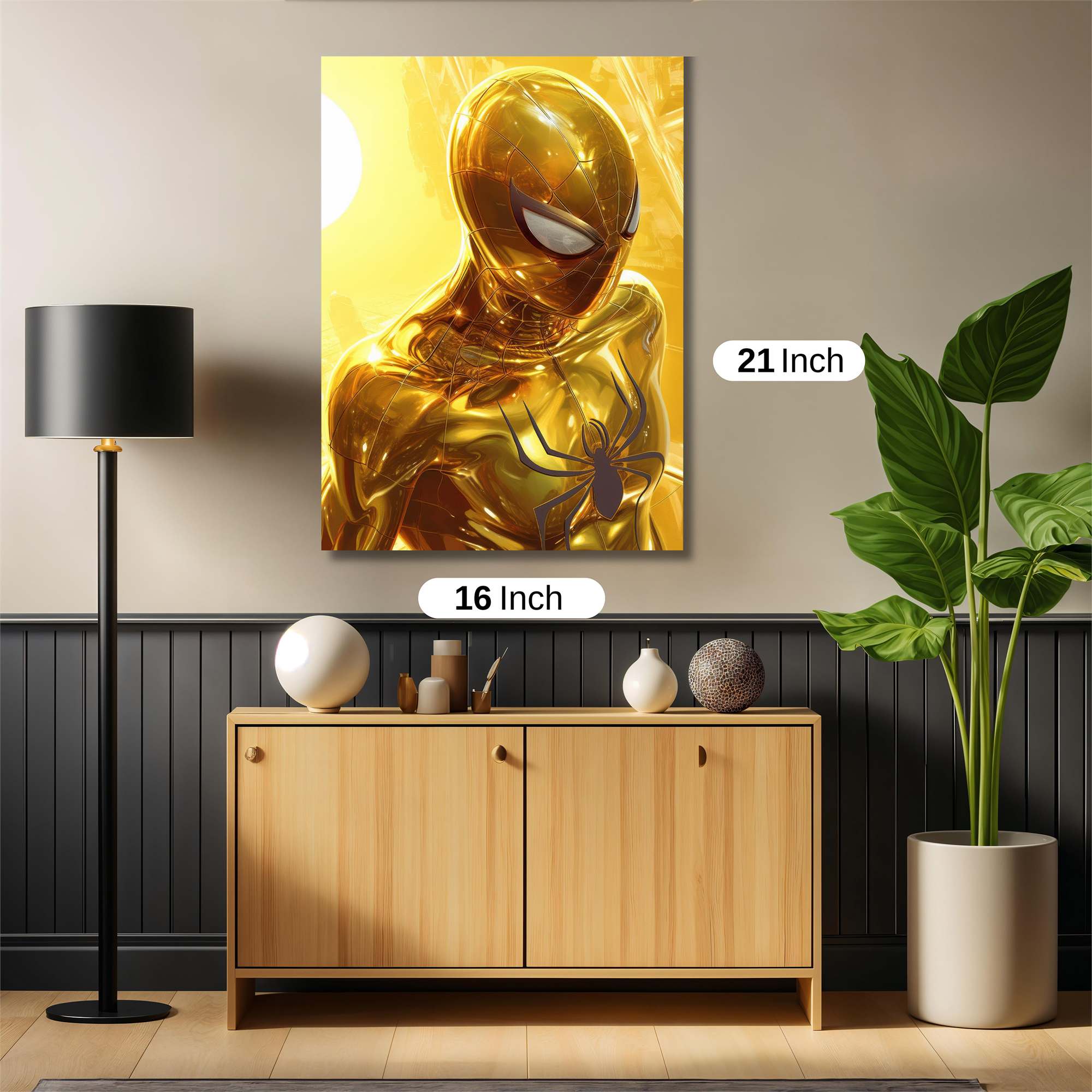 Golden Ascendancy Safe Wall Magnetic / M