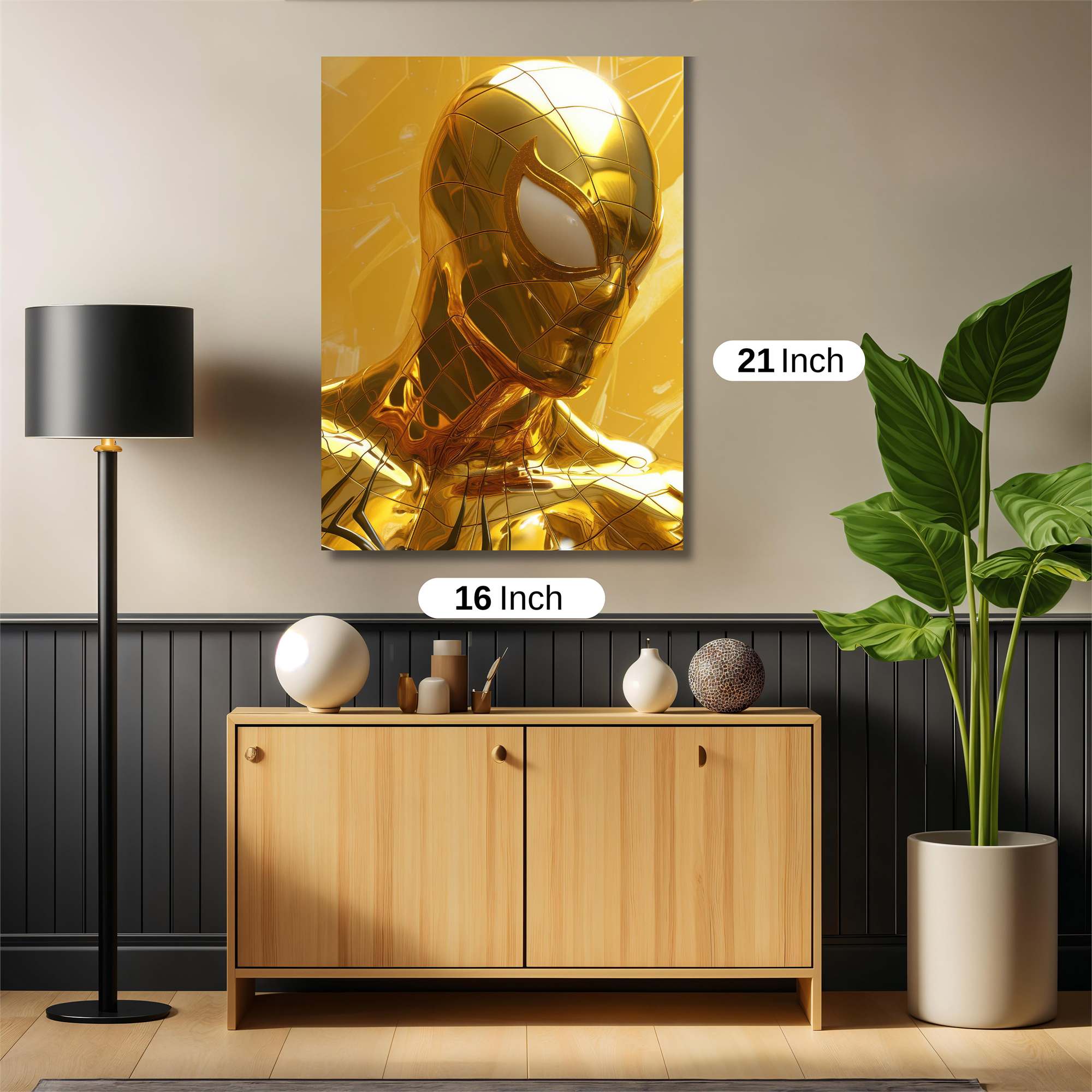 Spidey Golden Safe Wall Magnetic / M