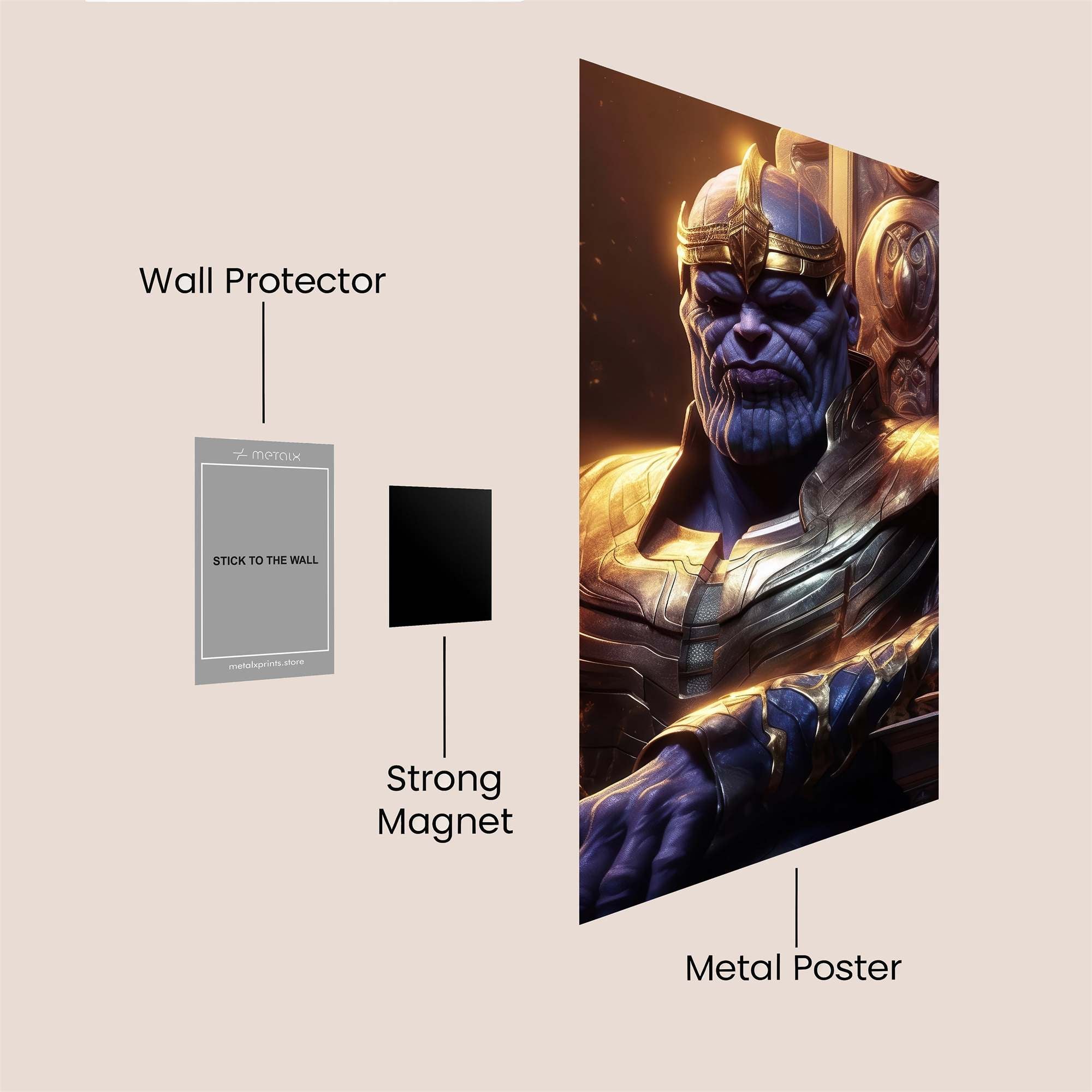 Thanos Majesty Safe Wall Magnetic / M