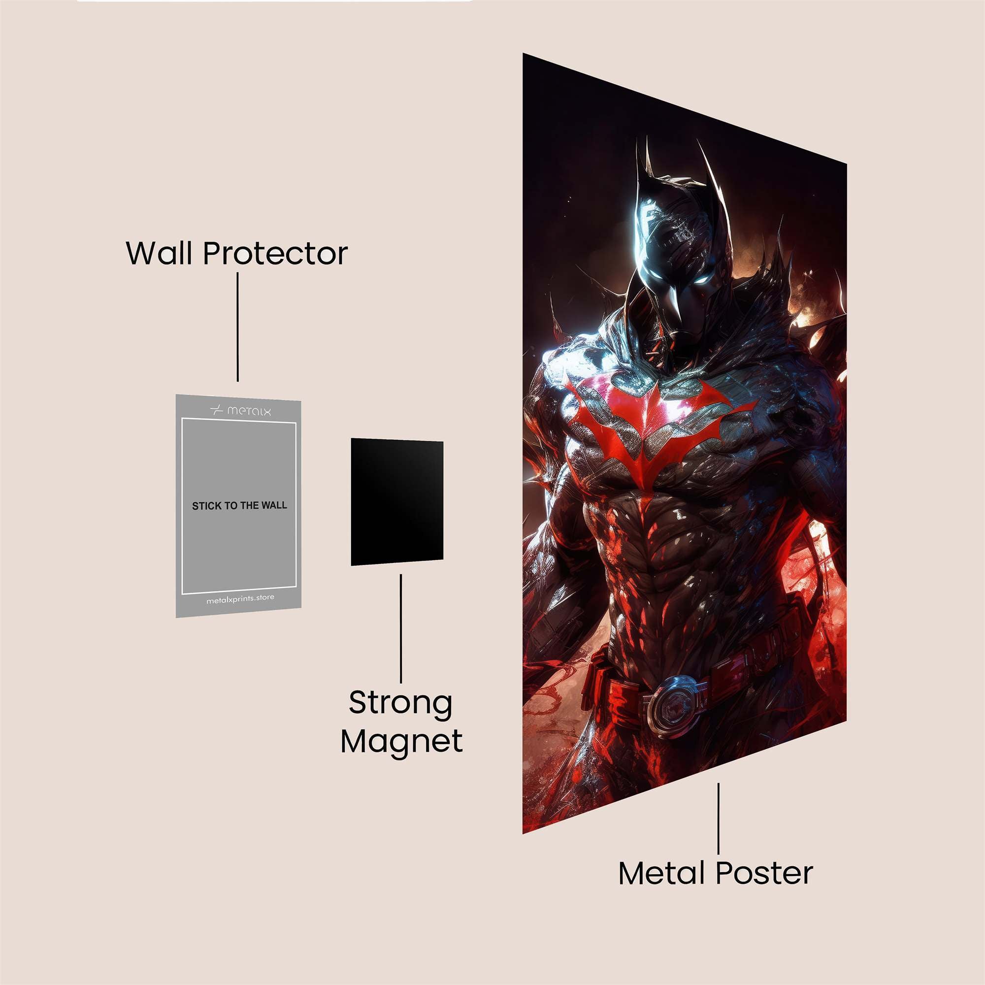 Batman Fury Safe Wall Magnetic / M