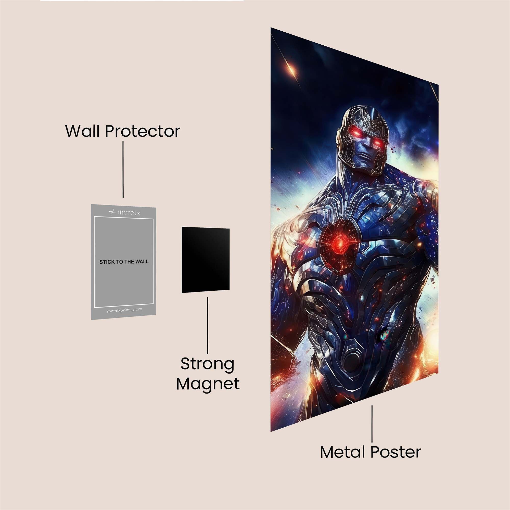 Cyborg Ascension Safe Wall Magnetic / M