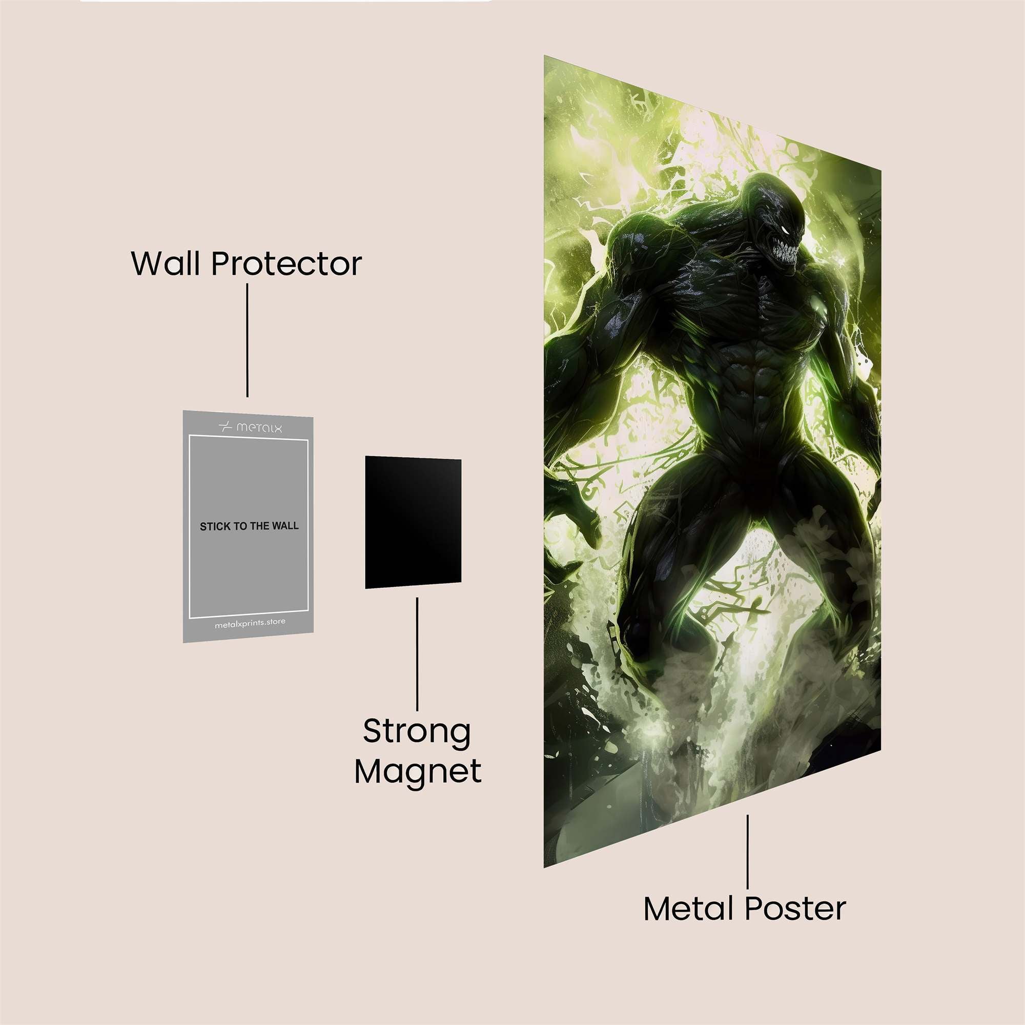 Venom Surge Safe Wall Magnetic / M