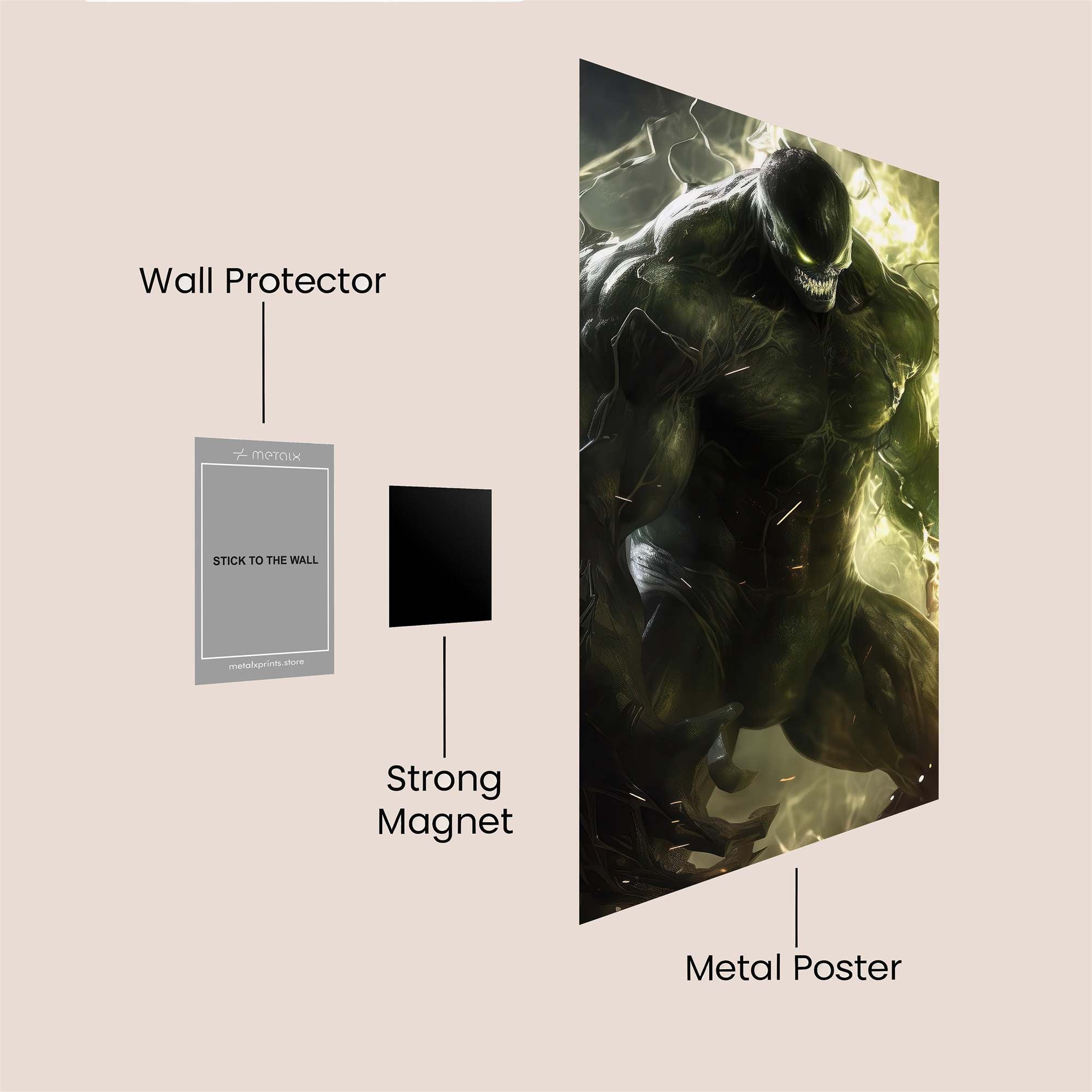 Venom Vigor Safe Wall Magnetic / M