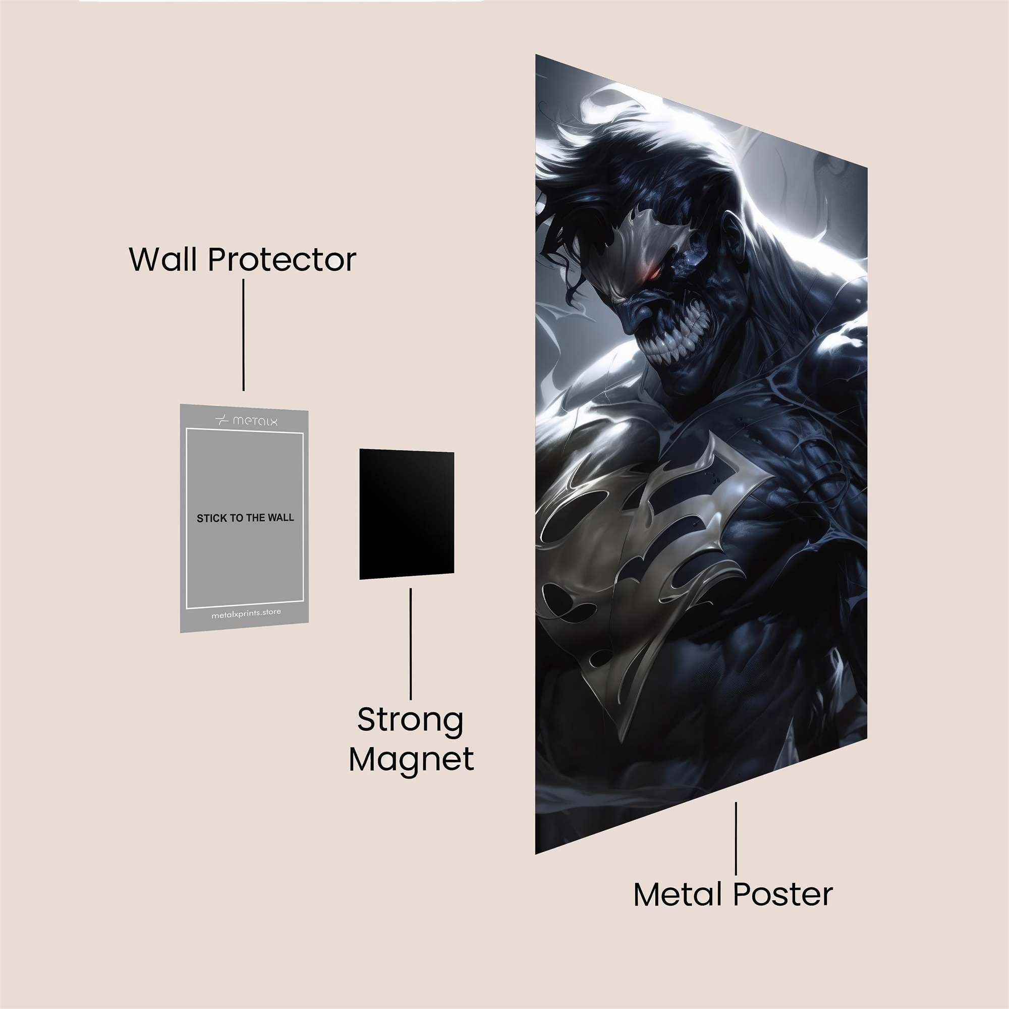 Venomous Fury Safe Wall Magnetic / M