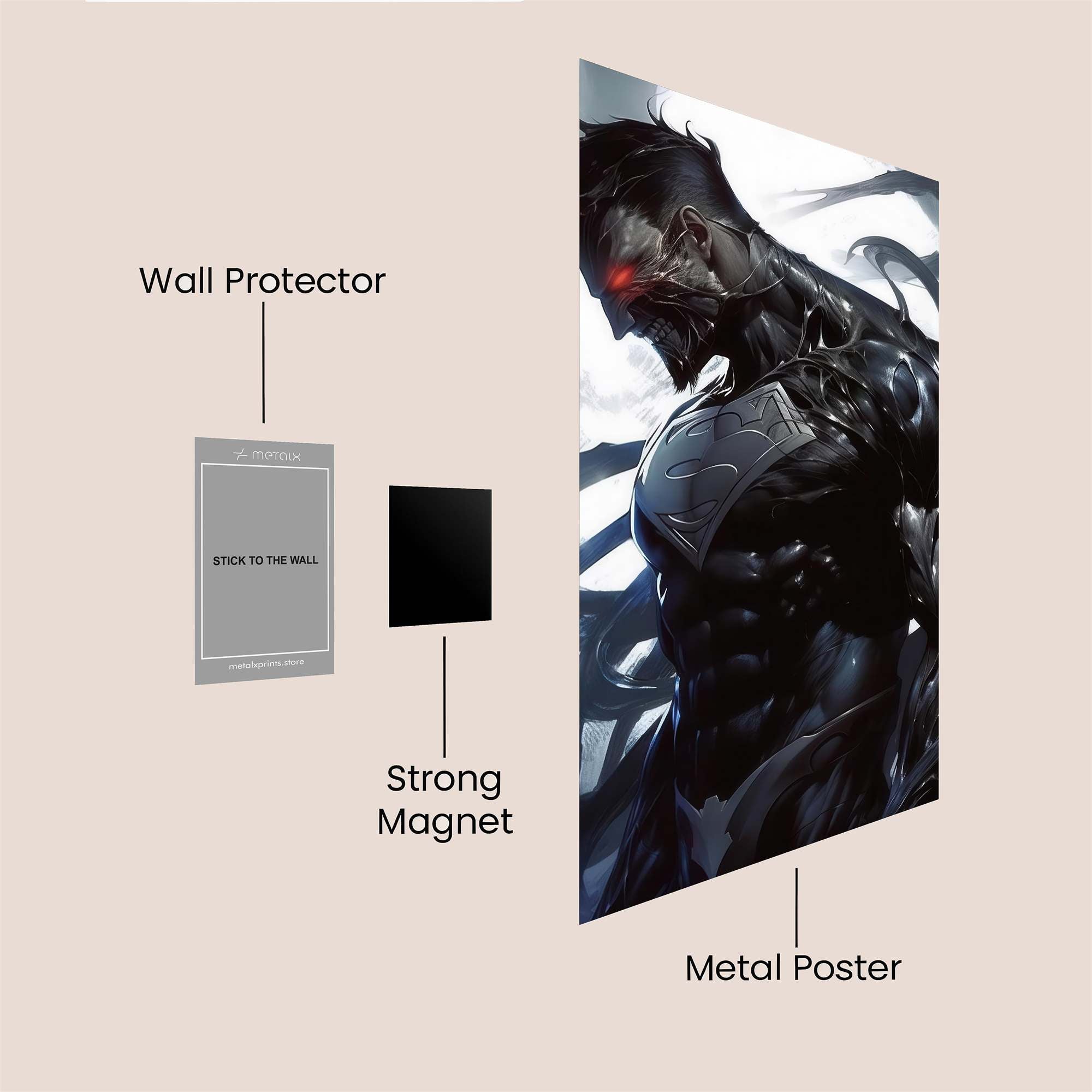 Shadowed Fury Safe Wall Magnetic / M