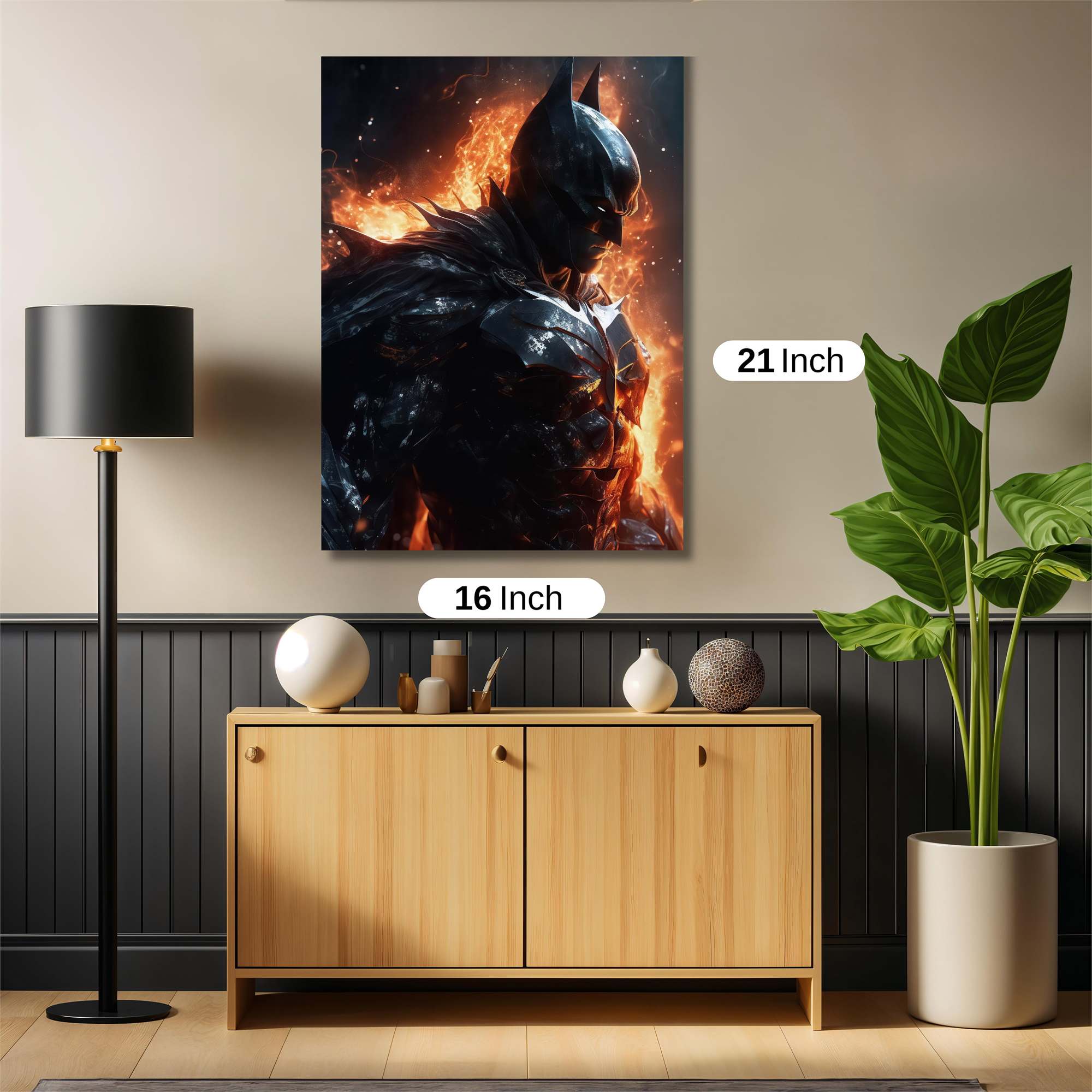 Batman Inferno Safe Wall Magnetic / M