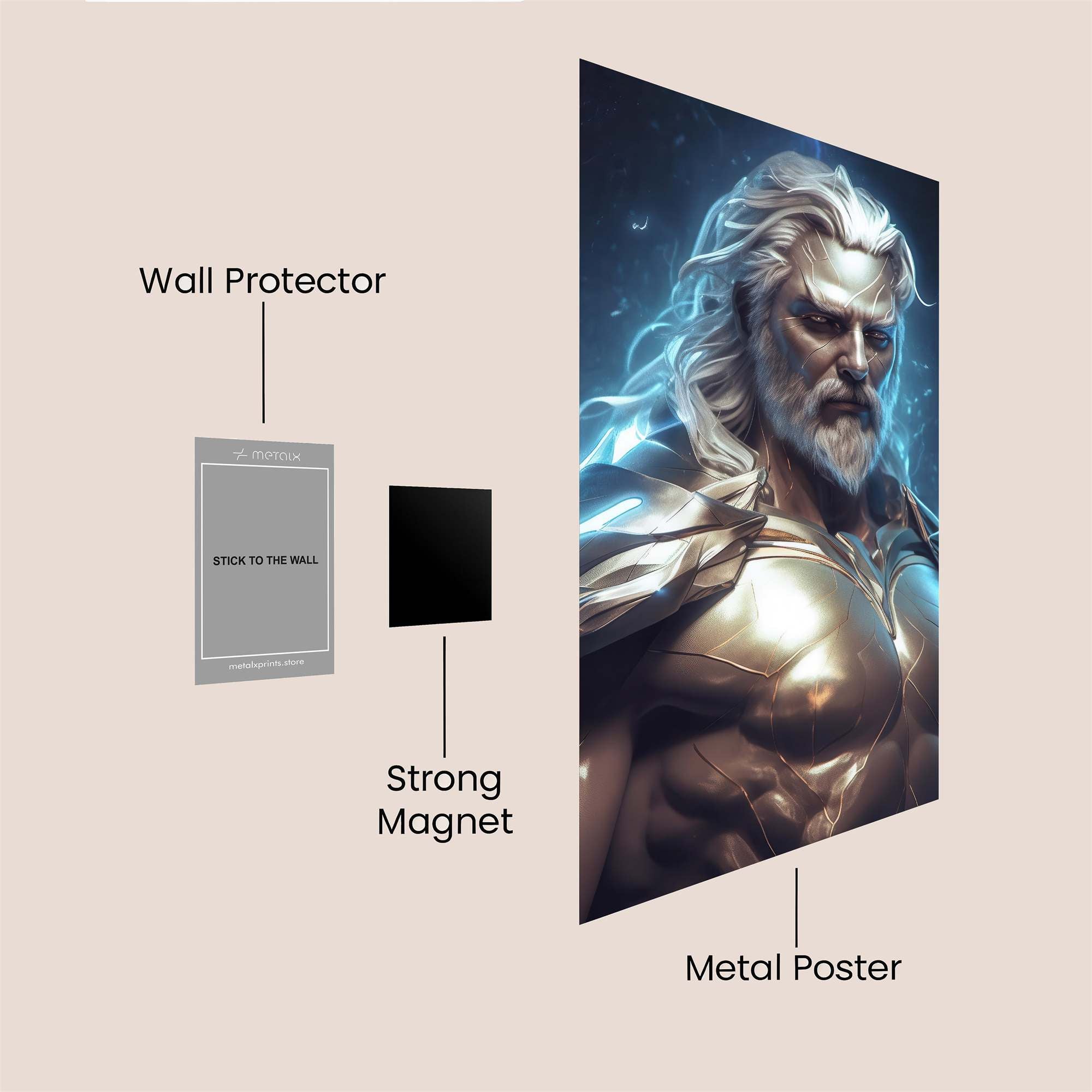 Zeus Reverie Safe Wall Magnetic / M