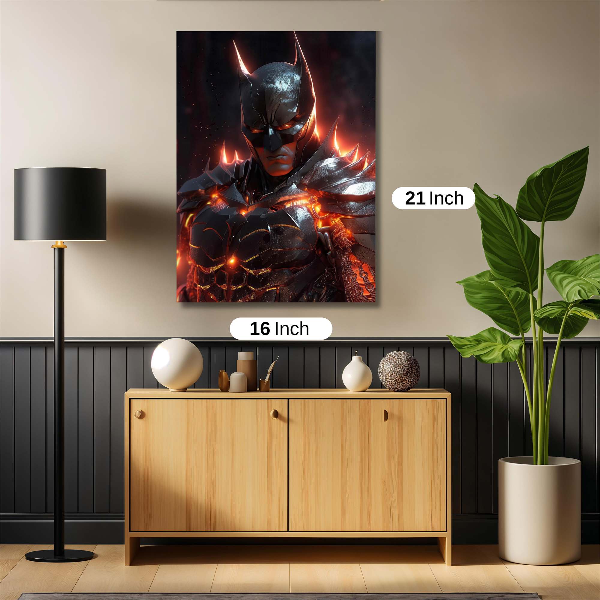 Batman Inferno Safe Wall Magnetic / M