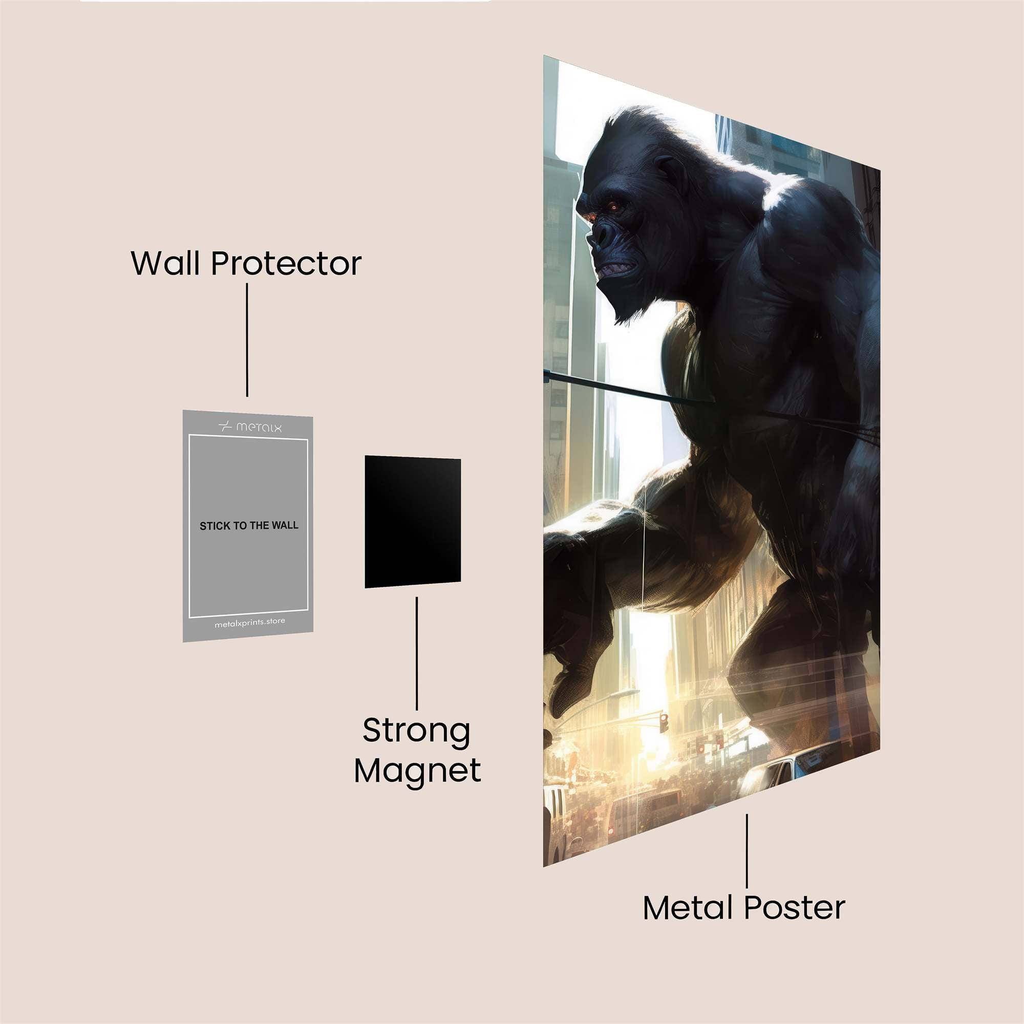 Colossal Stomp Safe Wall Magnetic / M