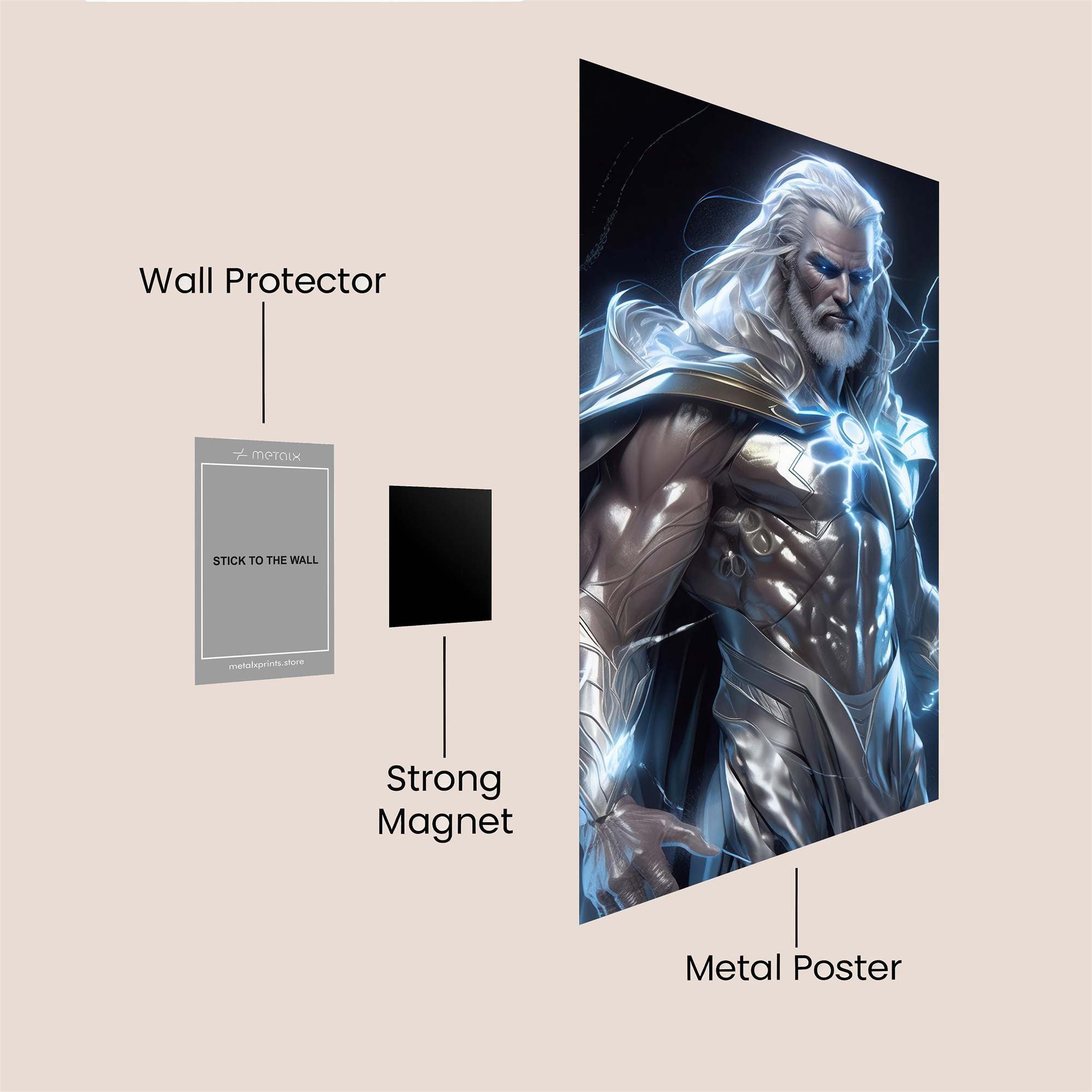 Electrifying Majesty Safe Wall Magnetic / M