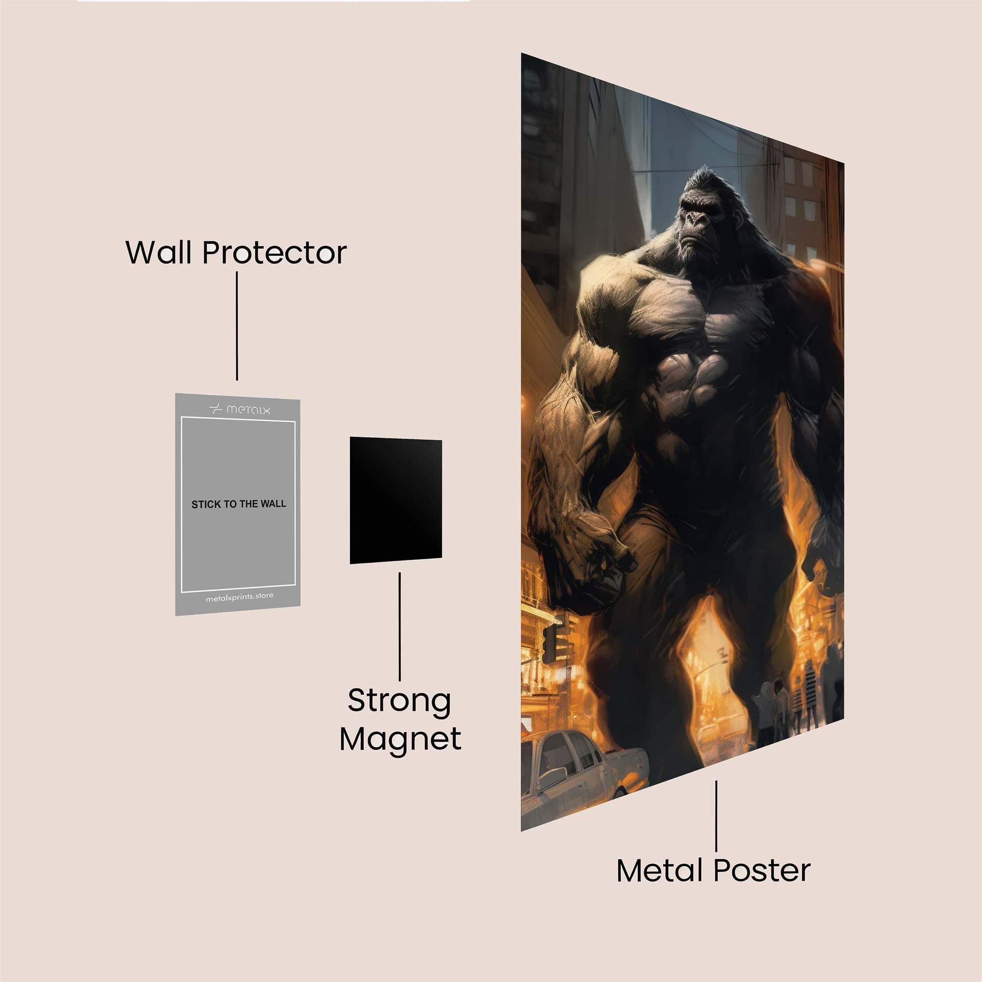 Kong Dominance Safe Wall Magnetic / M