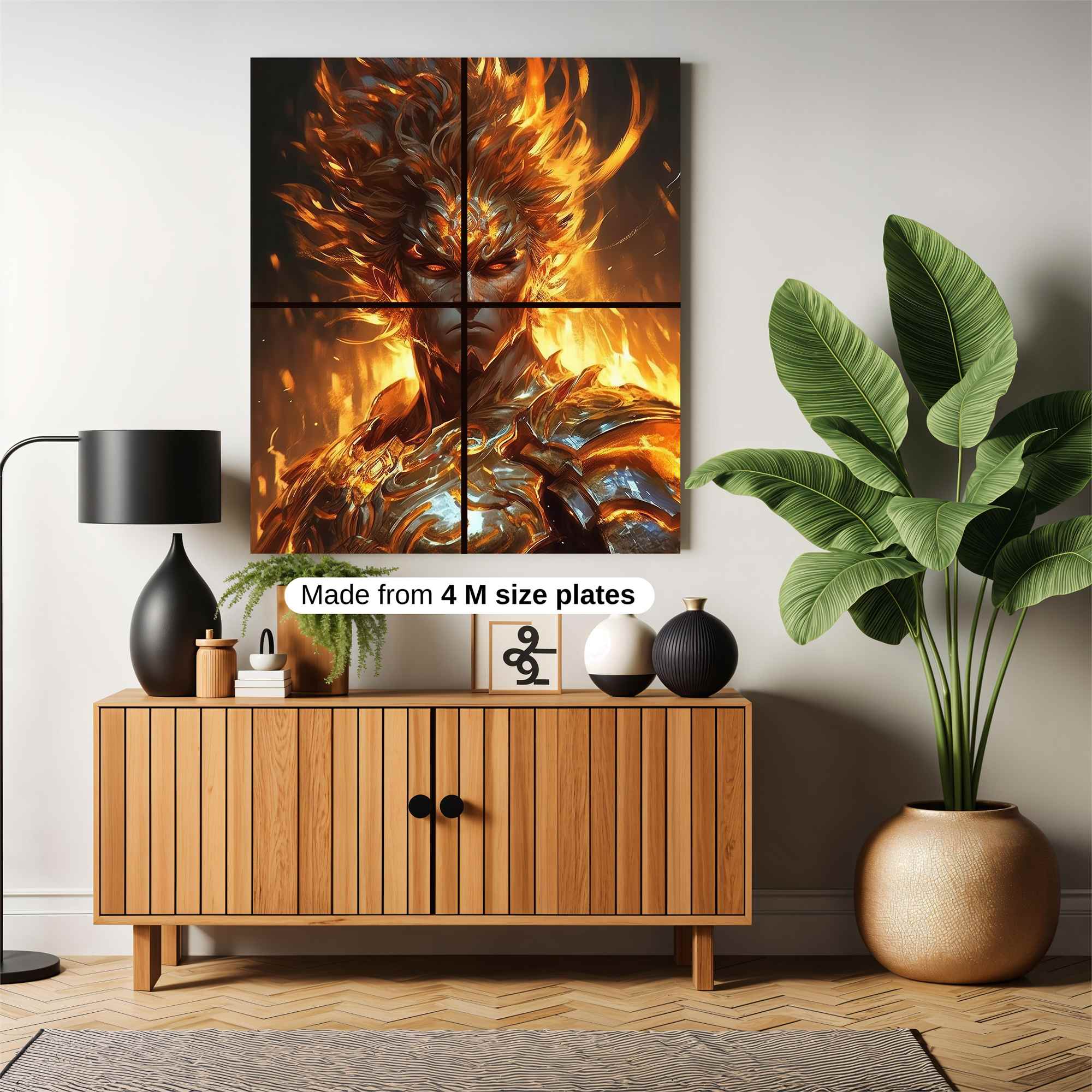 Inferno Warrior Safe Wall Magnetic / M