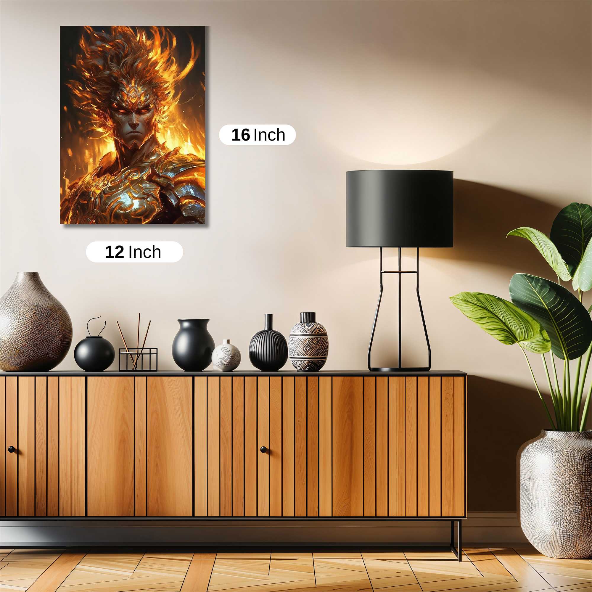 Inferno Warrior Safe Wall Magnetic / M