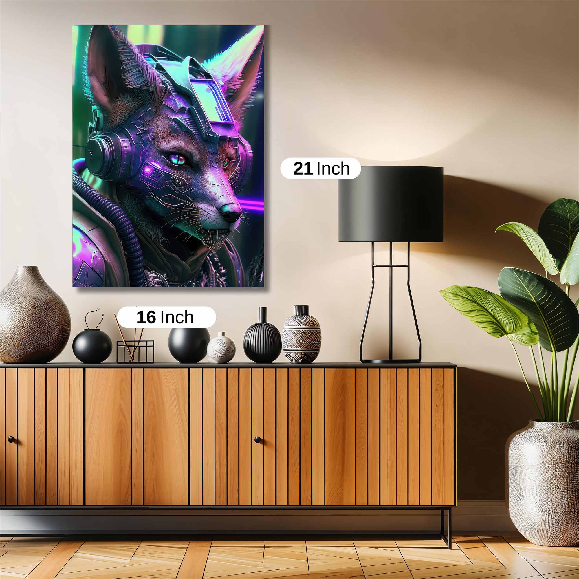 Cyber Fox Safe Wall Magnetic / M