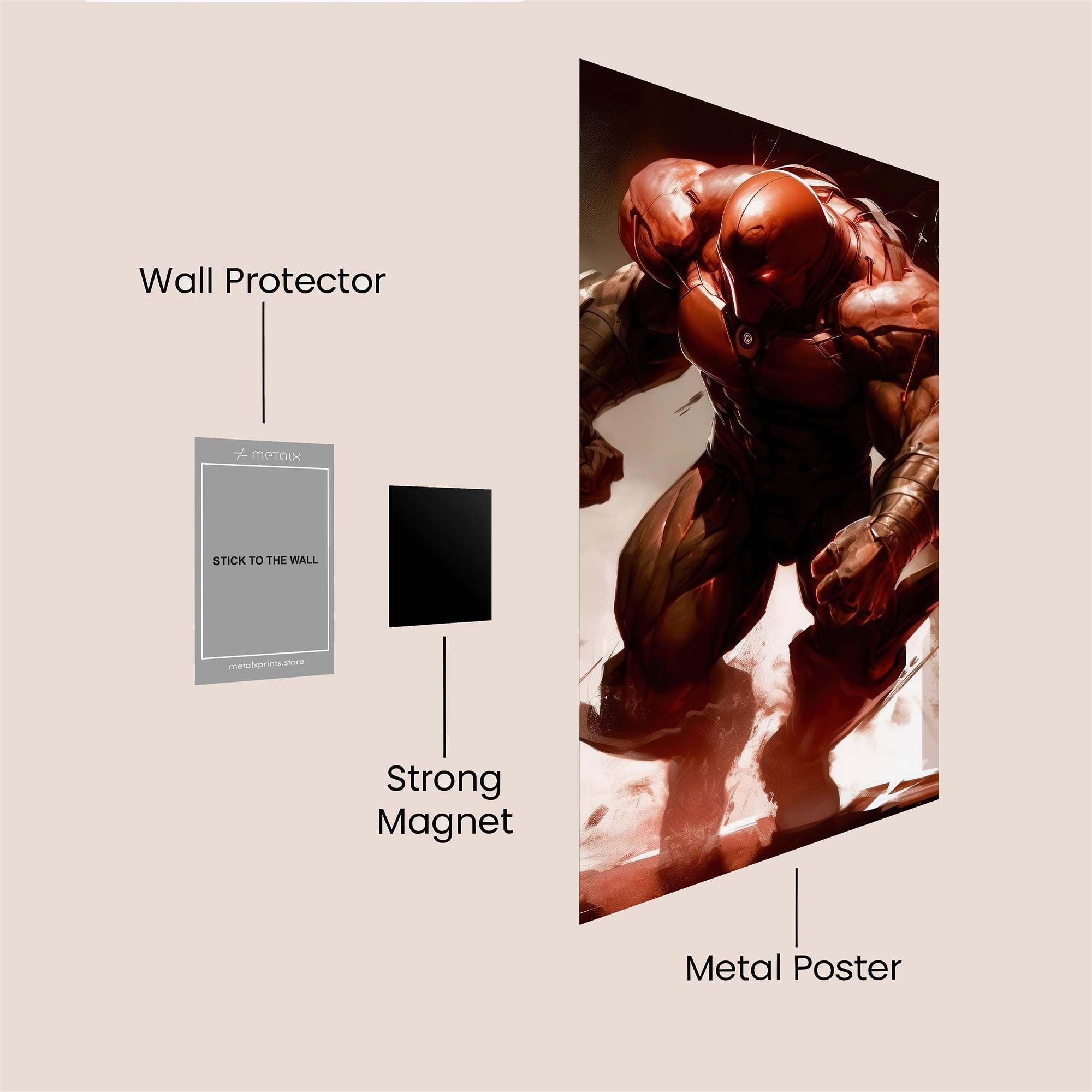 Juggernaut Rampage Safe Wall Magnetic / M