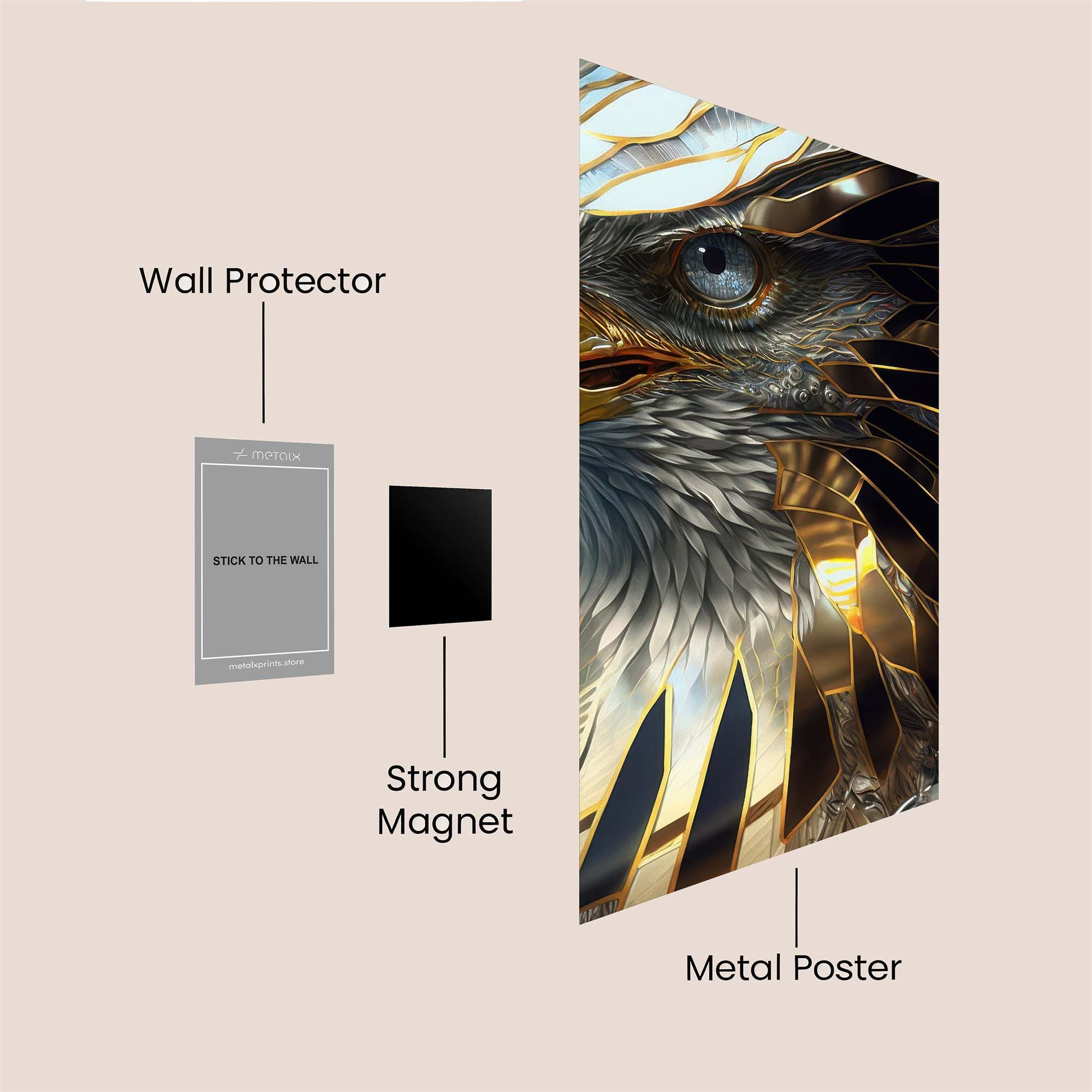 Gilded Majesty Safe Wall Magnetic / M