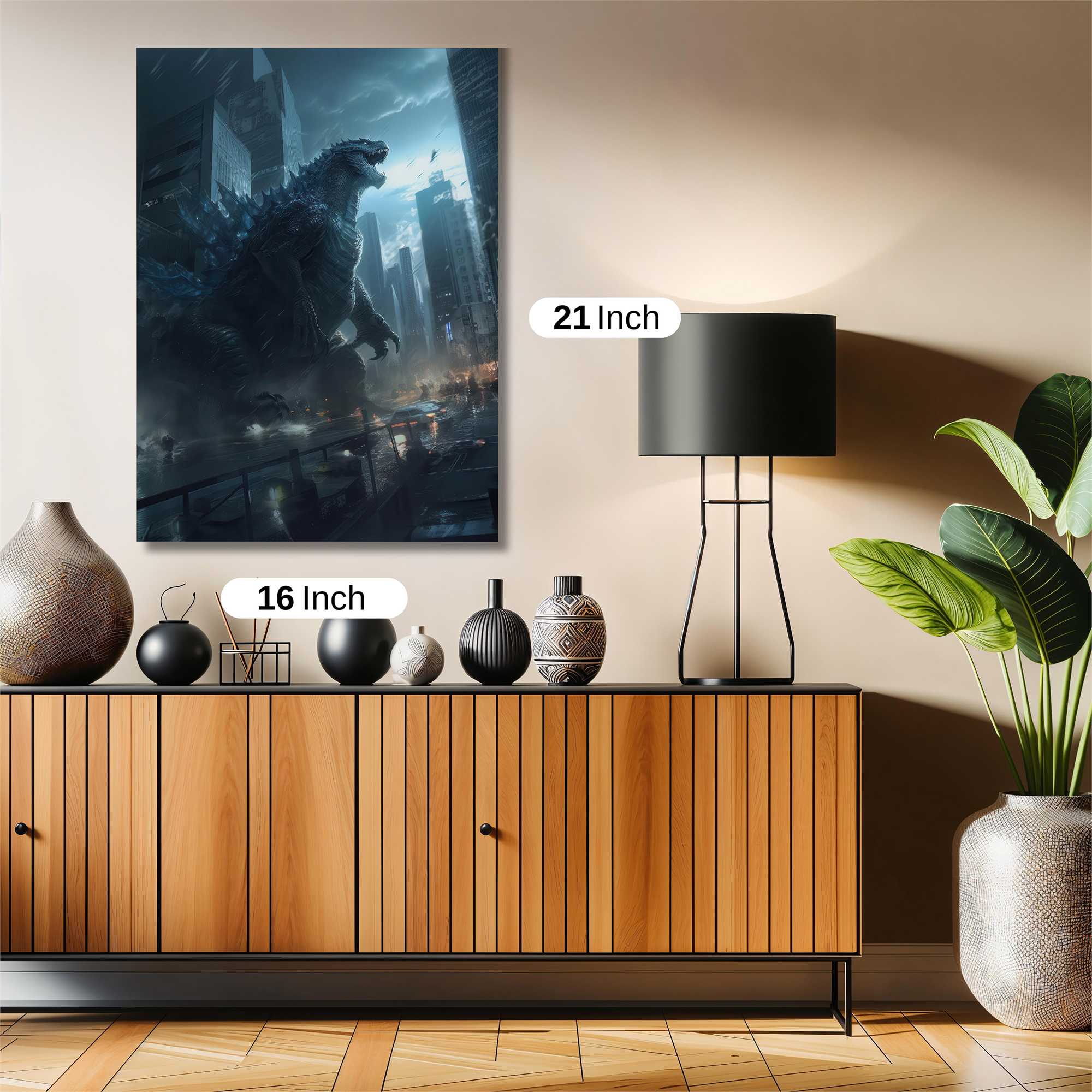 Godzilla Chaos Safe Wall Magnetic / M