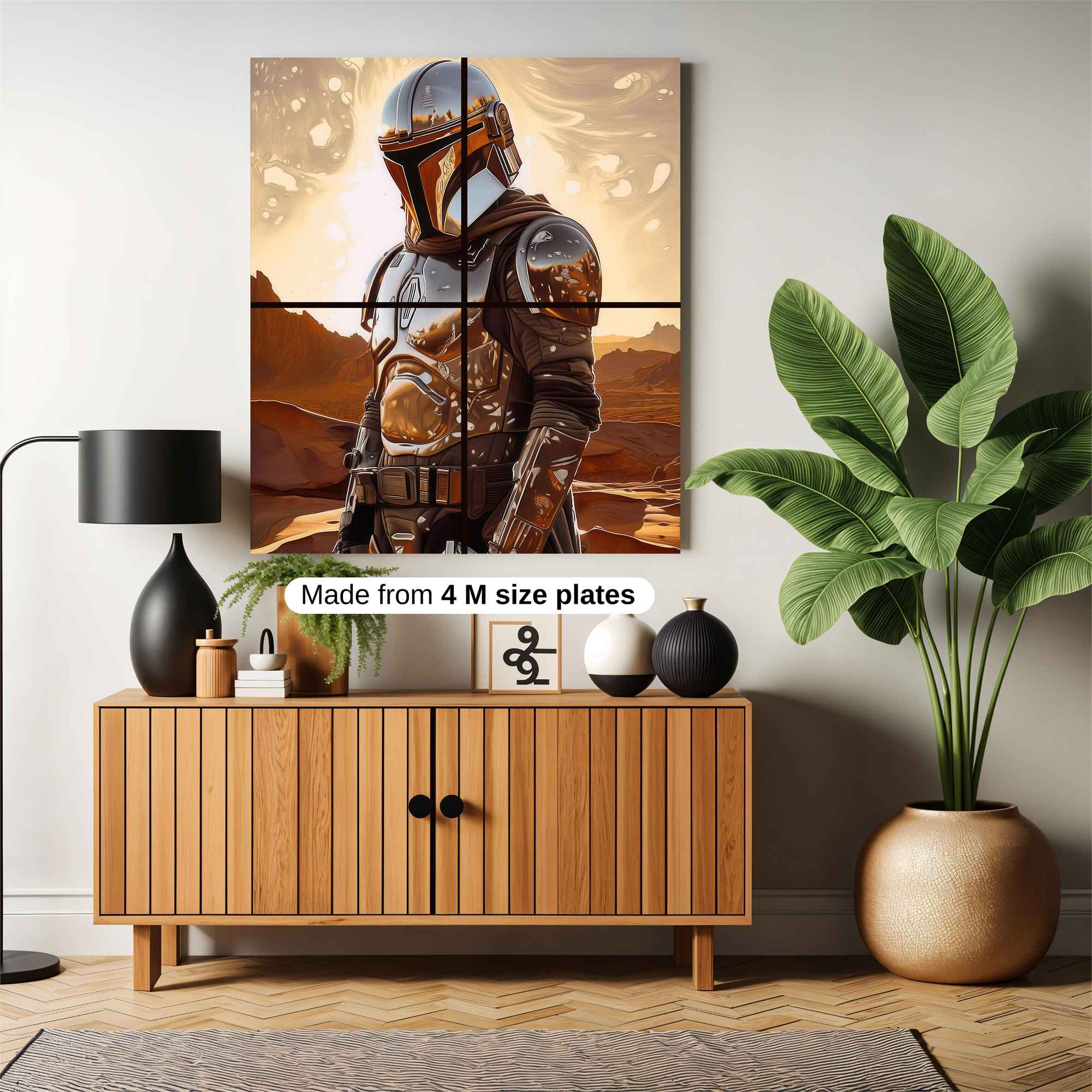 Mandalorian Mystique Safe Wall Magnetic / M