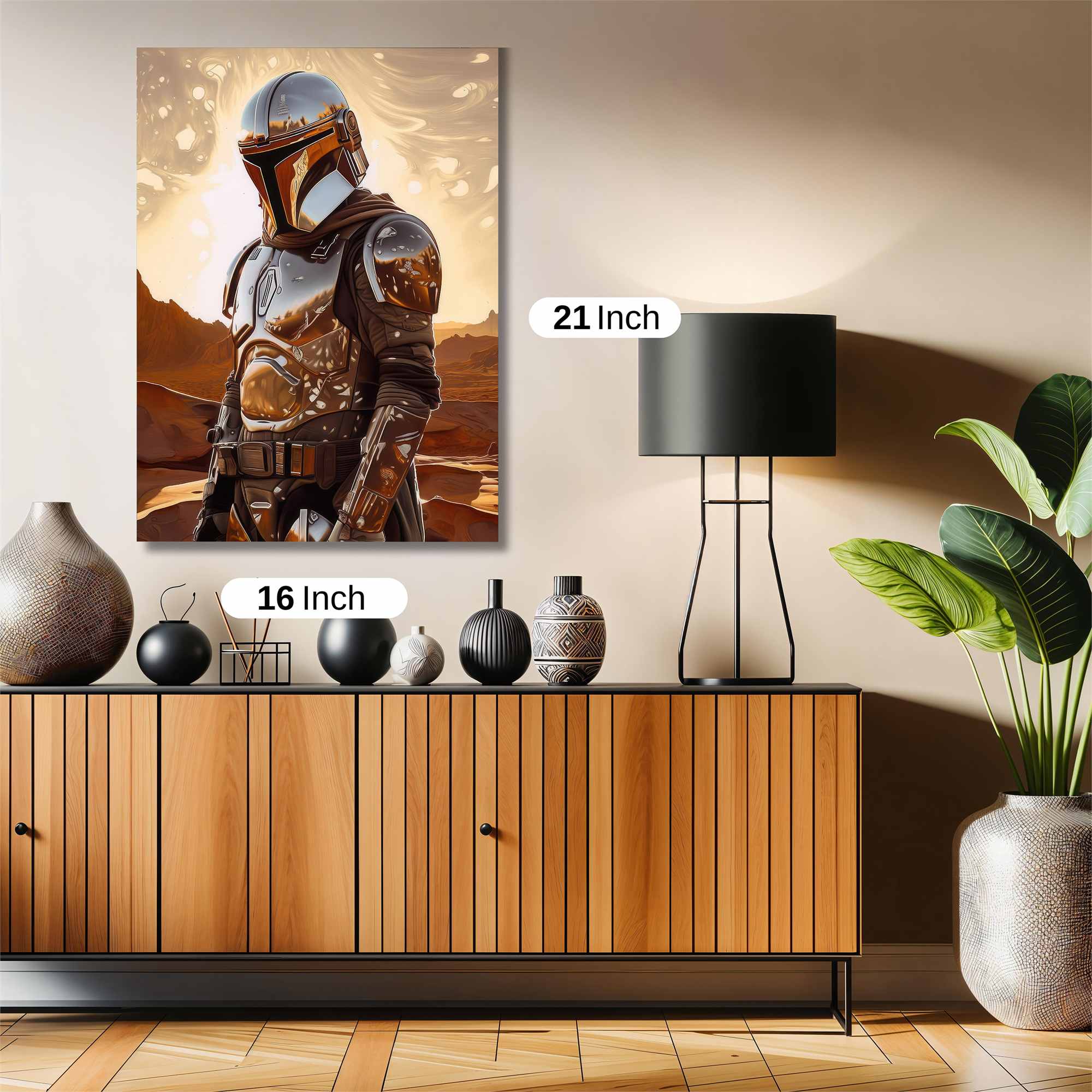 Mandalorian Mystique Safe Wall Magnetic / M