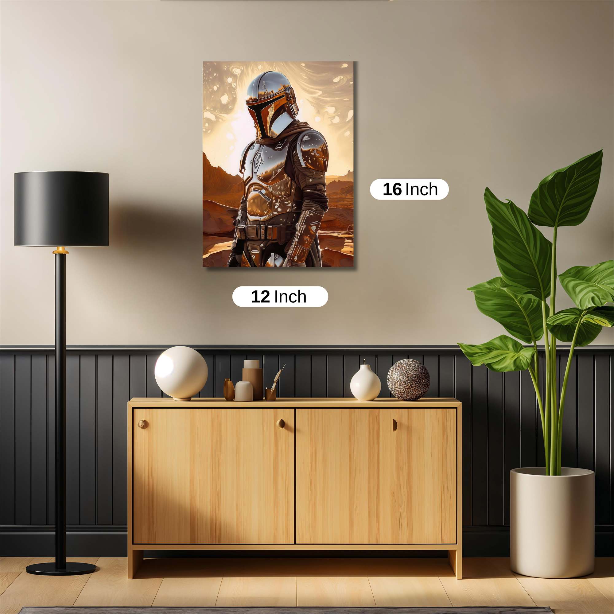 Mandalorian Mystique Safe Wall Magnetic / M