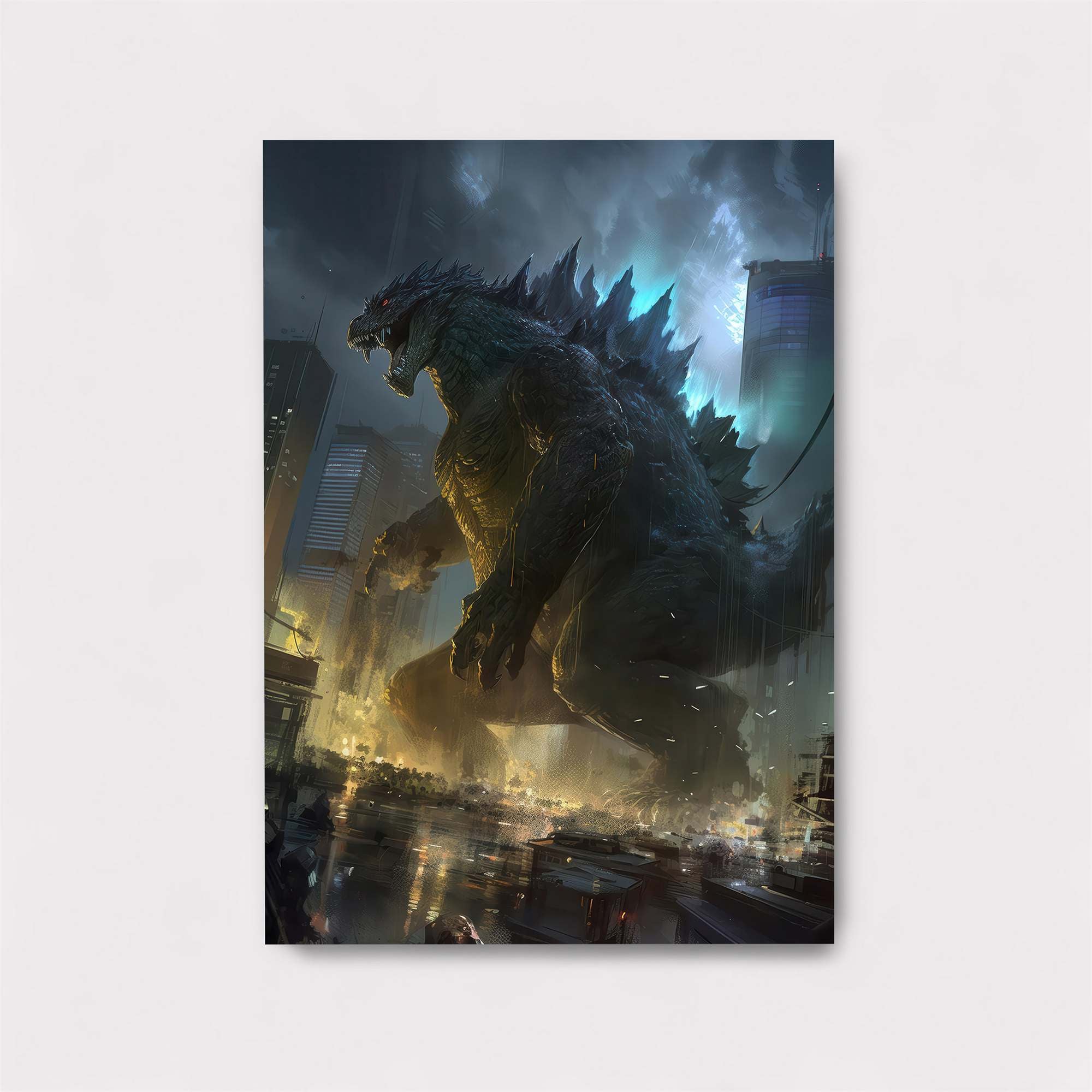Godzilla Rampage Safe Wall Magnetic / M