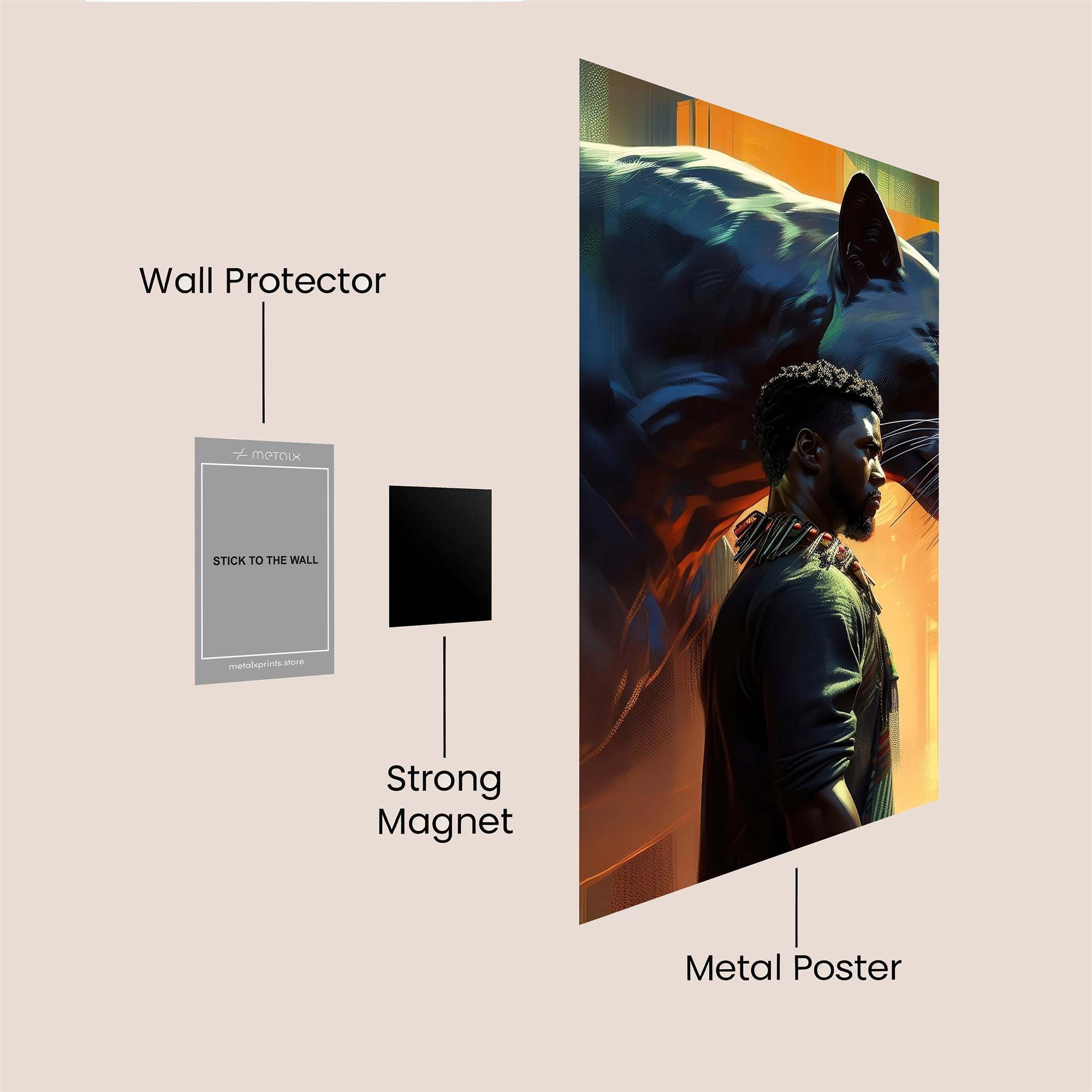 Panther Vigilance Safe Wall Magnetic / M