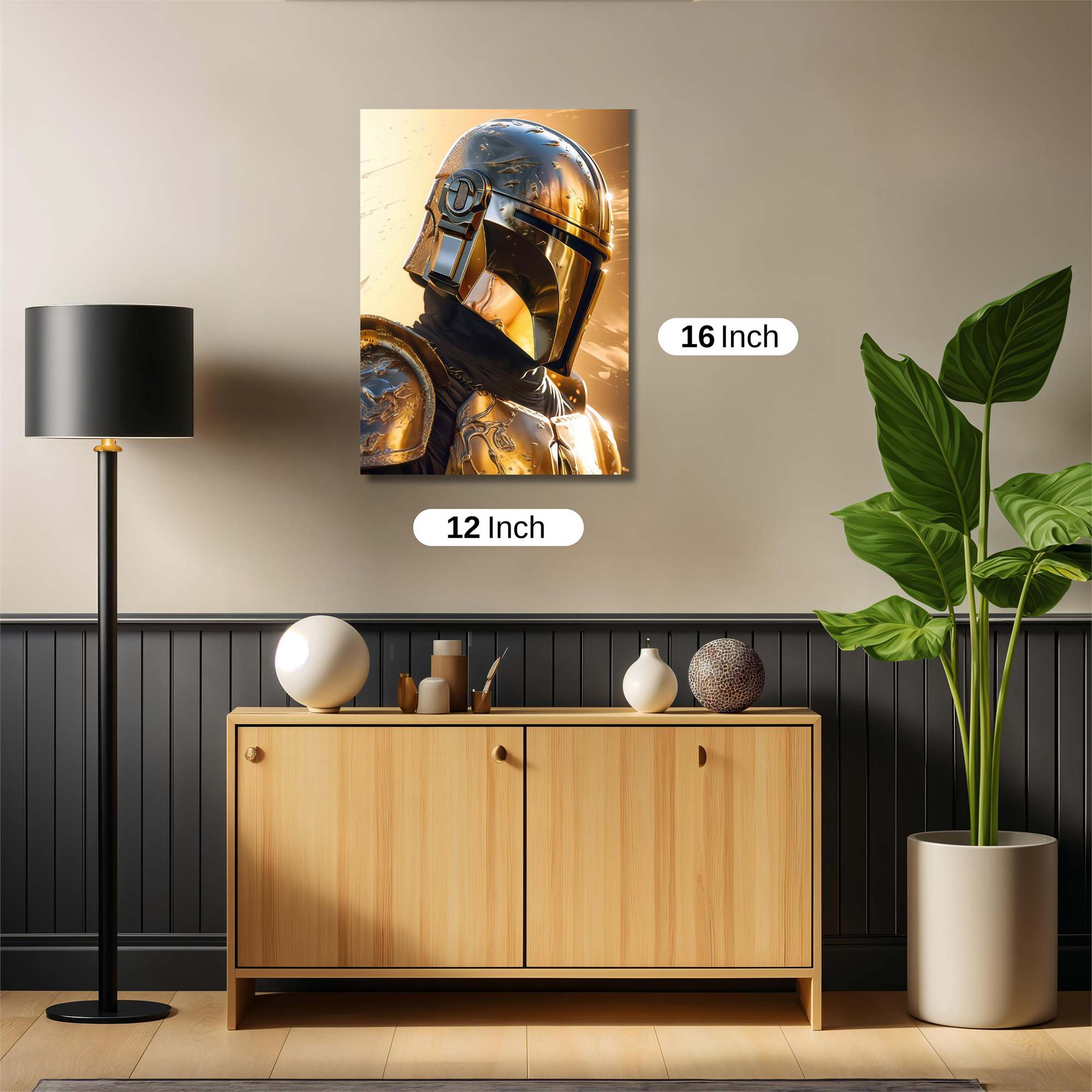 Mandalorian Radiance Safe Wall Magnetic / M